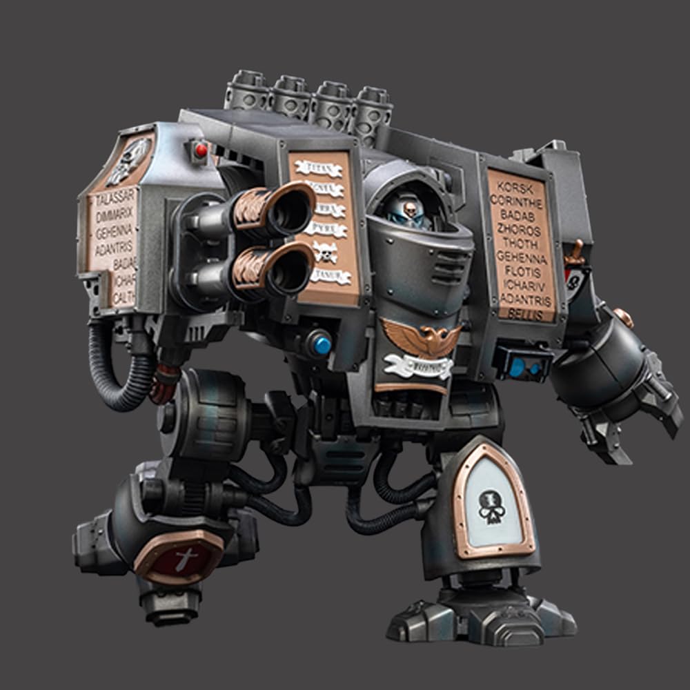 JOYTOY Warhammer 40,000 1/18 Scale Grey Knights Venerable Dreadnought Action Figure - Highly Detailed Collectible Mecha Model for Adult Collectors | Perfect for Display, Gaming Battles & Birthday Gifts