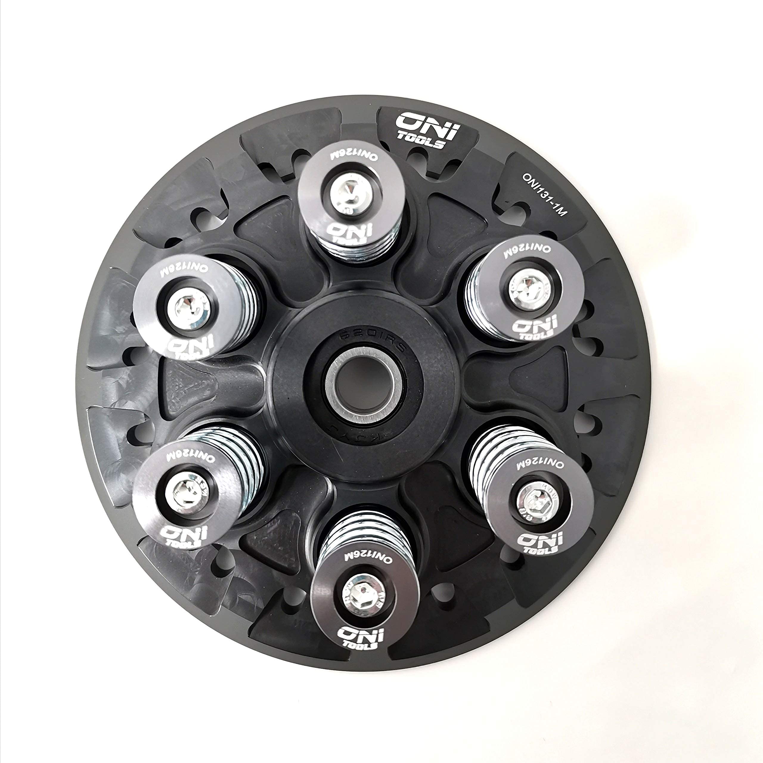 **Ducati Dry Clutch Pressure Plate Kit - Oni Tools Gray Replacement with Teeth & Springs Cap Bolts for Ducati Motorcycles - Perfect for Racing & Performance Upgrades**