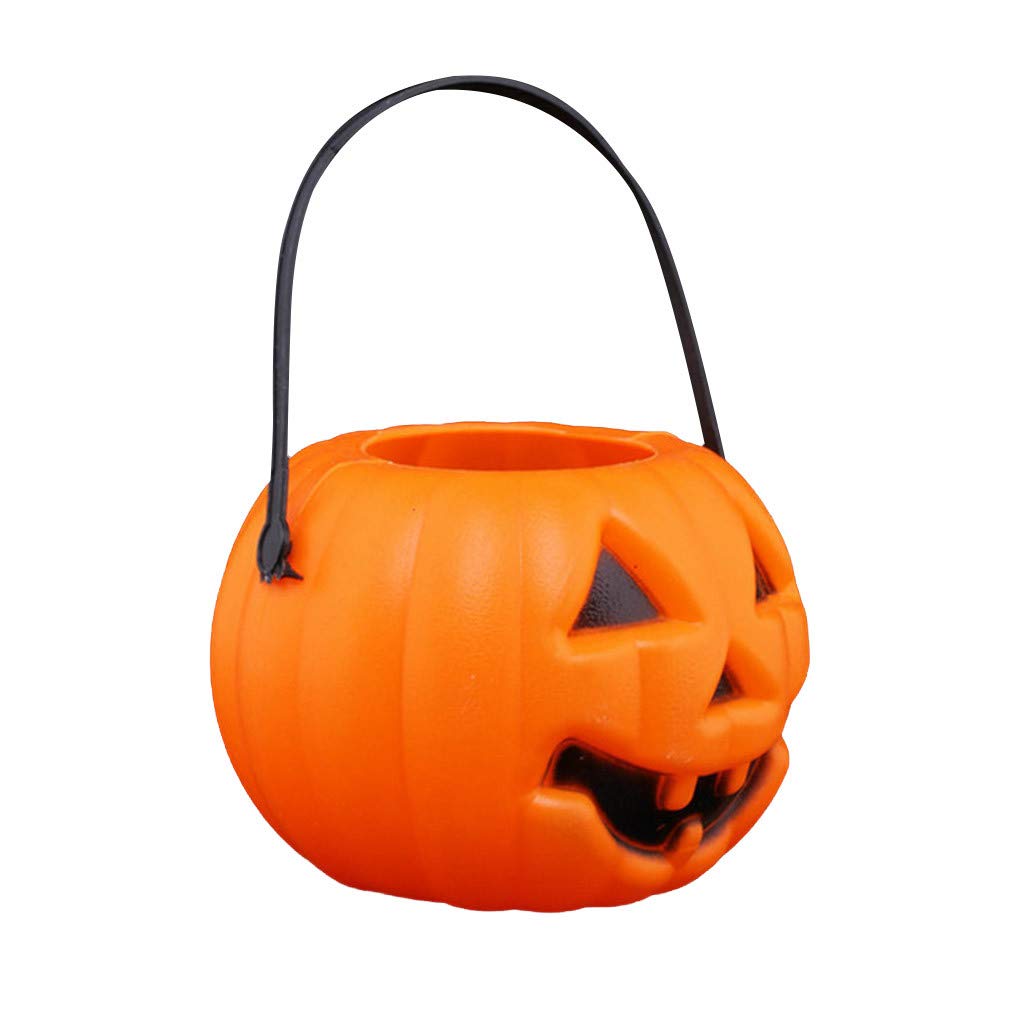 Halloween Pumpkin Lantern Light - Outdoor & Indoor Decor, Round LED Halloween Door Decorations, Spooky Home Accessories for Parties & Trick-or-Treating