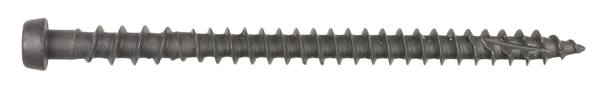 Simpson Strong-Tie DCU234GR04MB Composite Deck Screws - 10 x 2-3/4 Inch T20 Star Drive, Quik Guard Coated, Gray (1750-Pack) for Deck Building, Fence Installation & Outdoor Wood Construction
