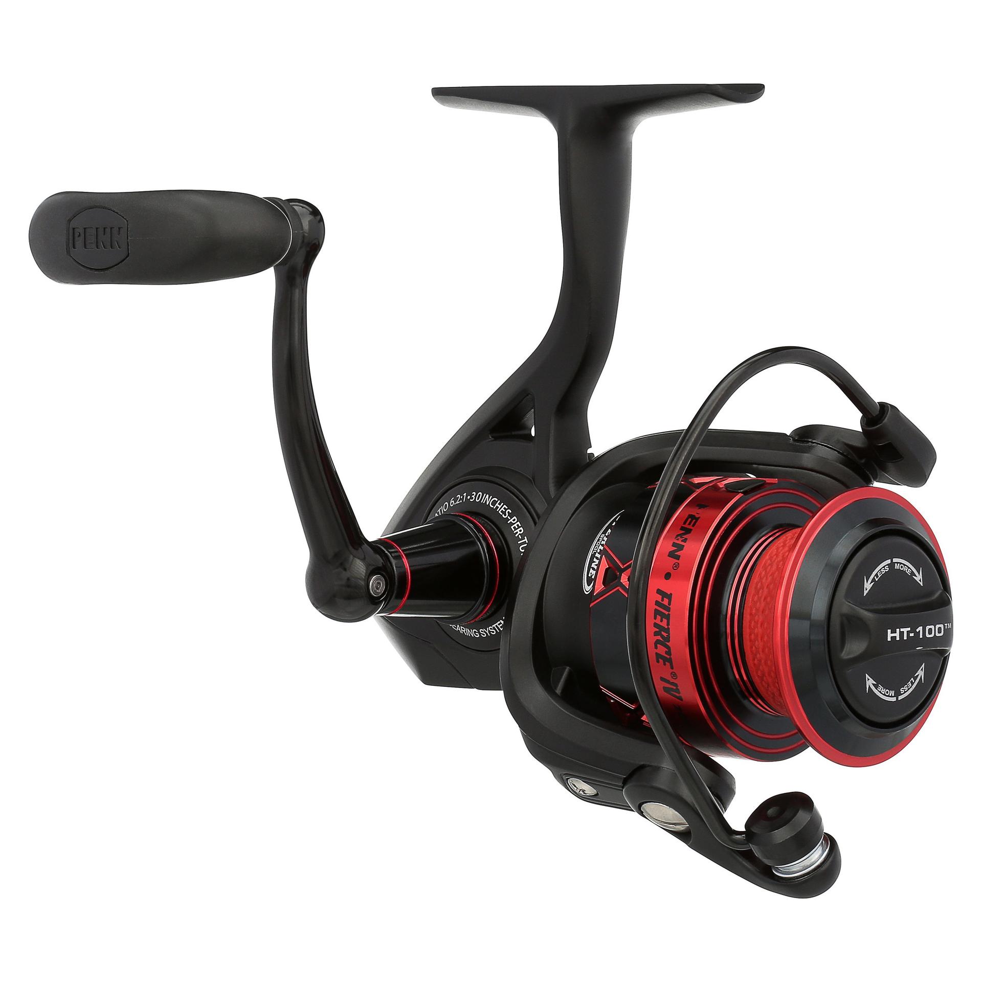Fierce® IV Spinning Fishing Reel - Lightweight Saltwater & Freshwater Spinning Reel with Smooth Drag System - Perfect for Surf Fishing, Pier Fishing, and Bass Angling