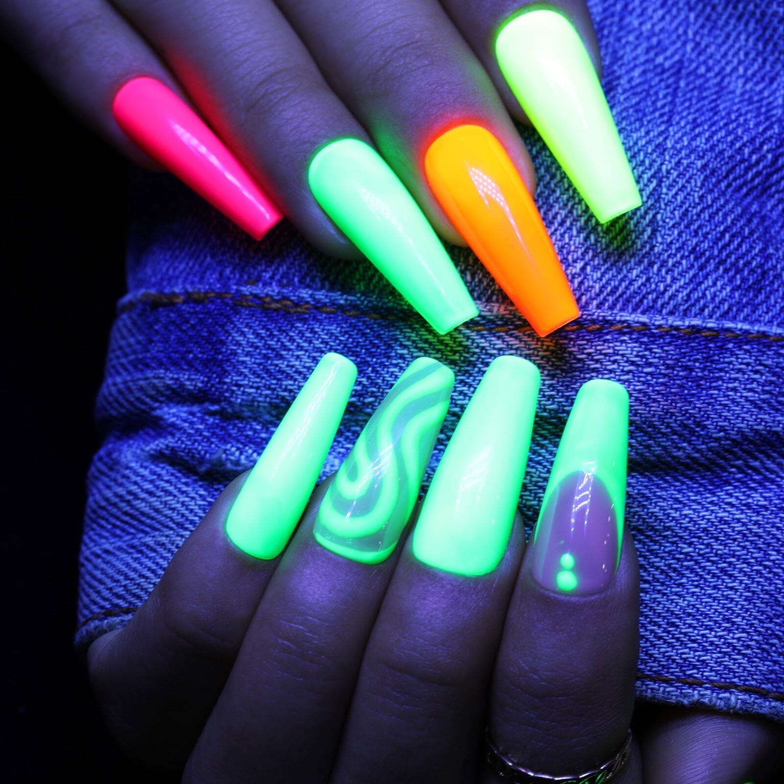 6 Colors Gel Nail Polish Set - 7ml Long Lasting UV LED Soak Off Nail Art Kit for Manicure & Pedicure at Home or Salon