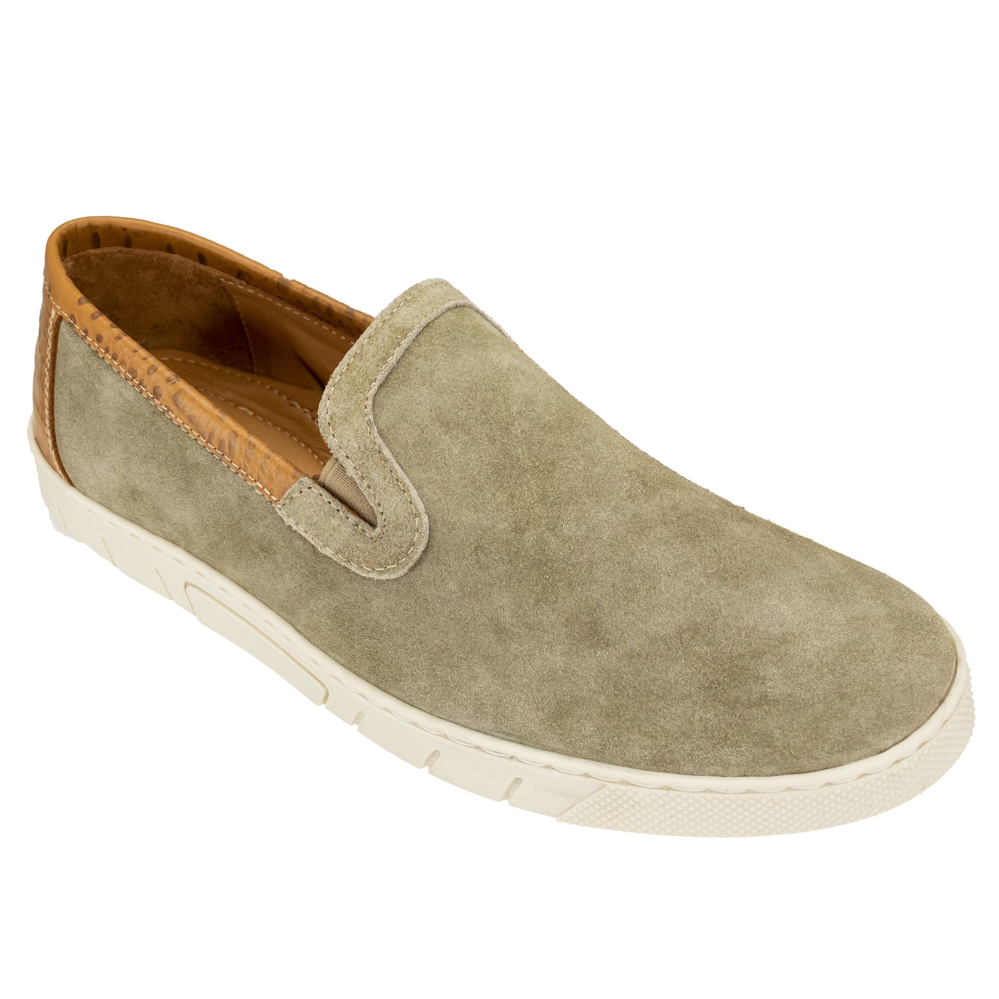 Scottsdale Slip On Grey Suede Loafers for Men - Comfortable Casual Shoes for Work, Travel & Everyday Wear