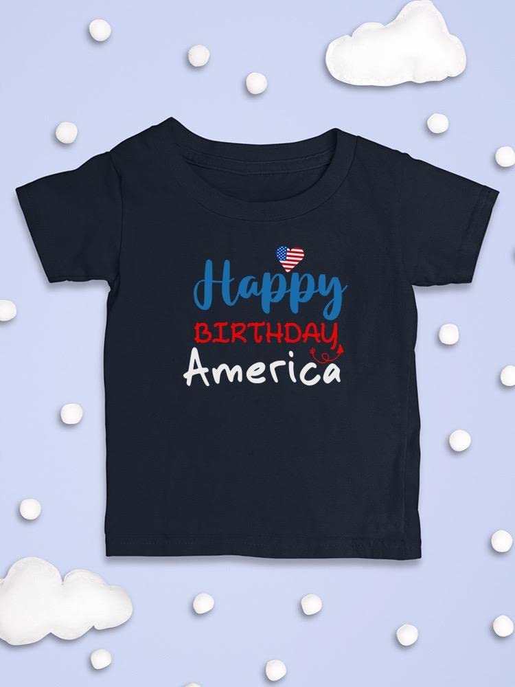 Happy 4th of July Patriotic Baby T-Shirt - Cute American Flag Design for Infants & Toddlers - Perfect for Independence Day Celebrations, Family BBQs & National Holidays