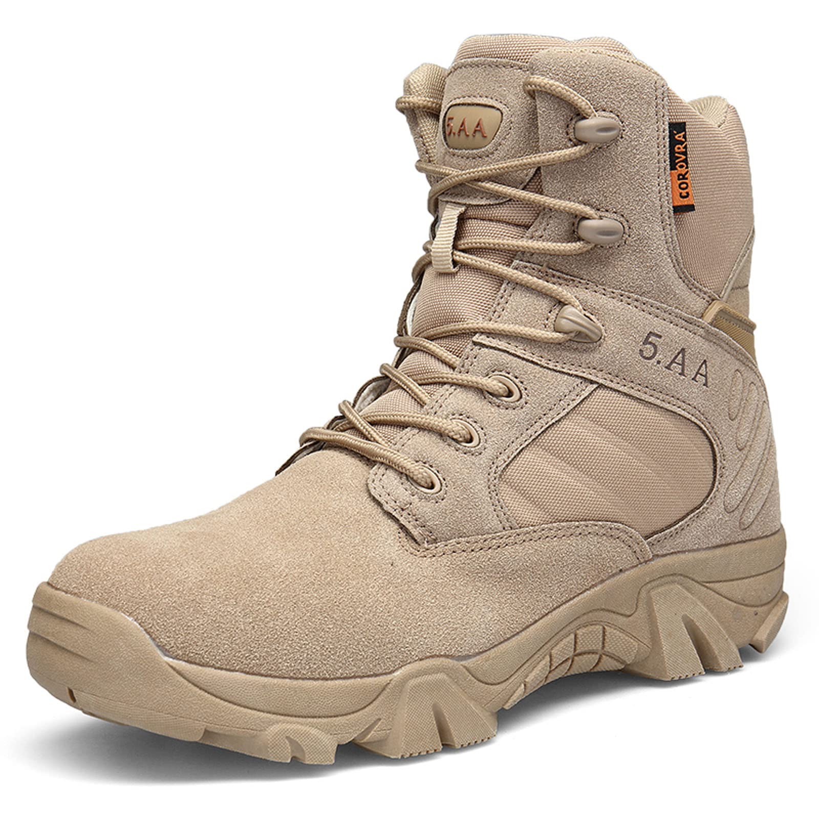 Men's Tactical Boots - Military Combat Hiking Boots for Outdoor Trekking, Mountaineering & Backpacking - Durable Commando Boots for Adventure & Survival Scenarios