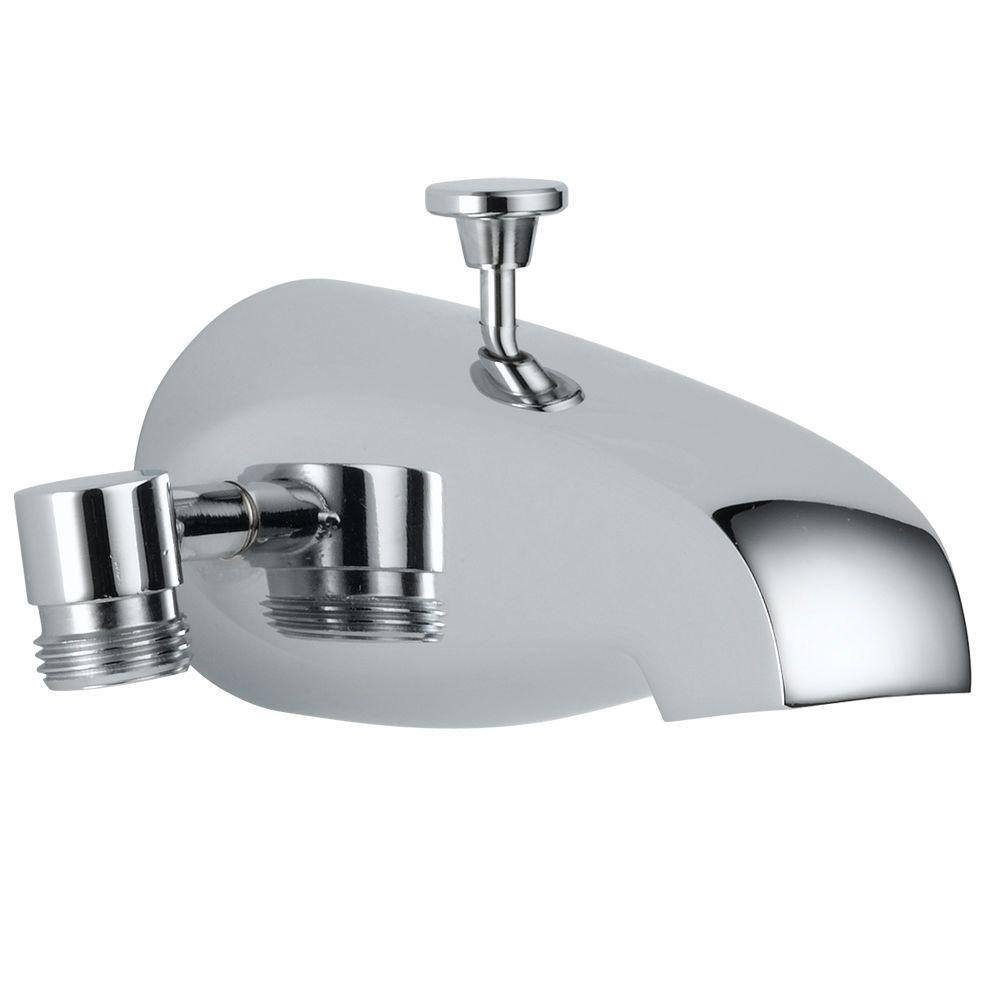 Delta 864460 5-Inch Chrome Handshower Diverter Spout - Perfect for Bathroom Shower Upgrades & Spa-Like Experience