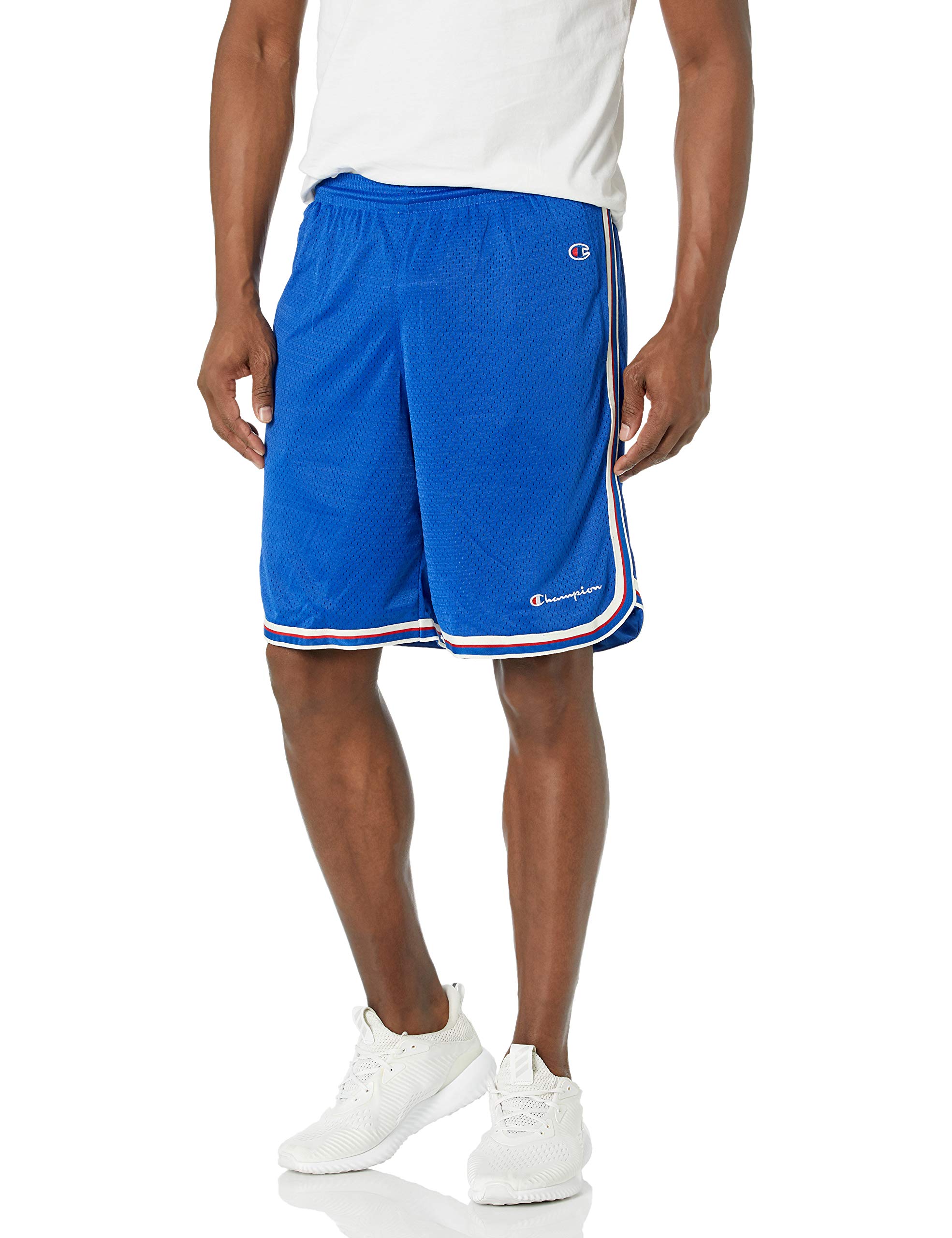 Champion Men's Basketball Shorts - Breathable Athletic Shorts for Training & Games - Comfortable Gym Workout Shorts for Running, Basketball & Sports Activities