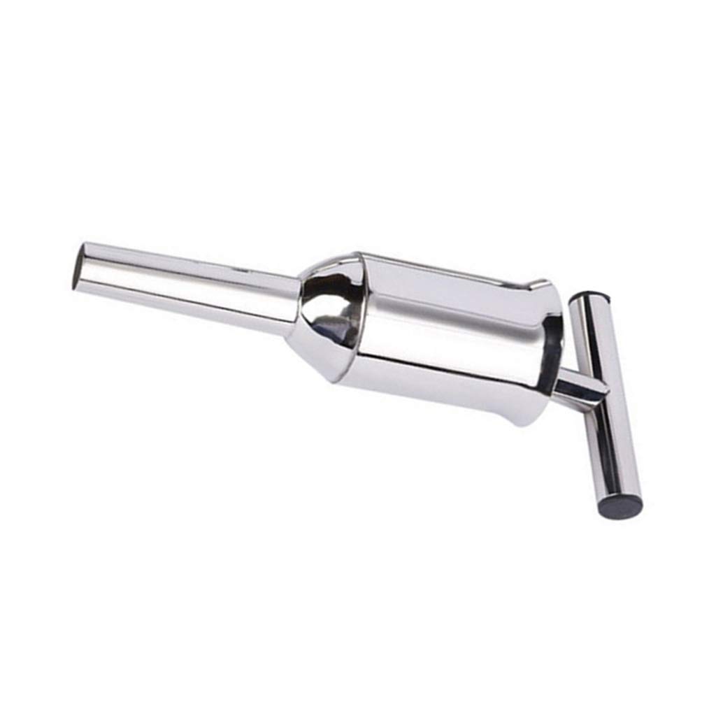 YARNOW Manual Sausage Stuffer - Stainless Steel Meat Grinder & Filler Tool with Sausage Tube - Perfect for Home Kitchen, BBQ, Camping & Sausage Making