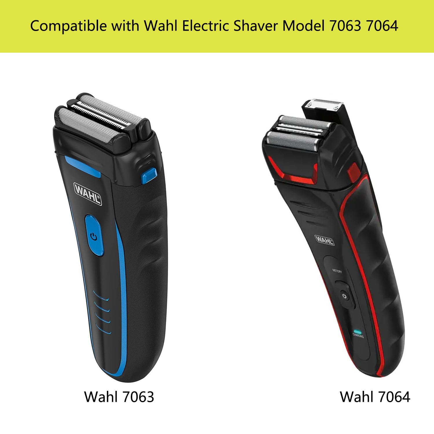 Wahl 7063 Replacement Charger & Power Cord - Compatible with Wahl Electric Shaver Models 7063 & 7064 - Perfect for Home, Travel, and Office Use