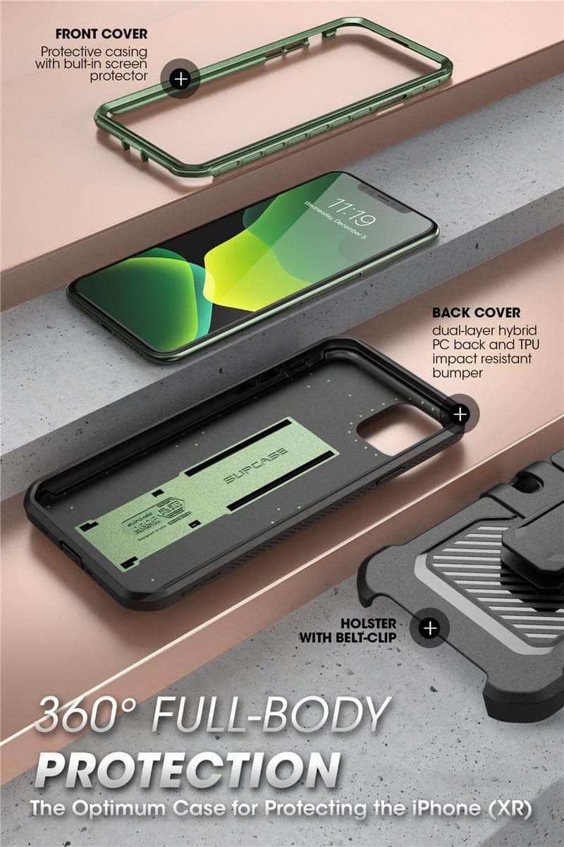 iPhone 11 Pro Max Case (2019) - SUPCASE UB Pro Full Body Rugged Holster Cover with Screen Protector | Shockproof & Drop Protection for Outdoor, Work & Travel