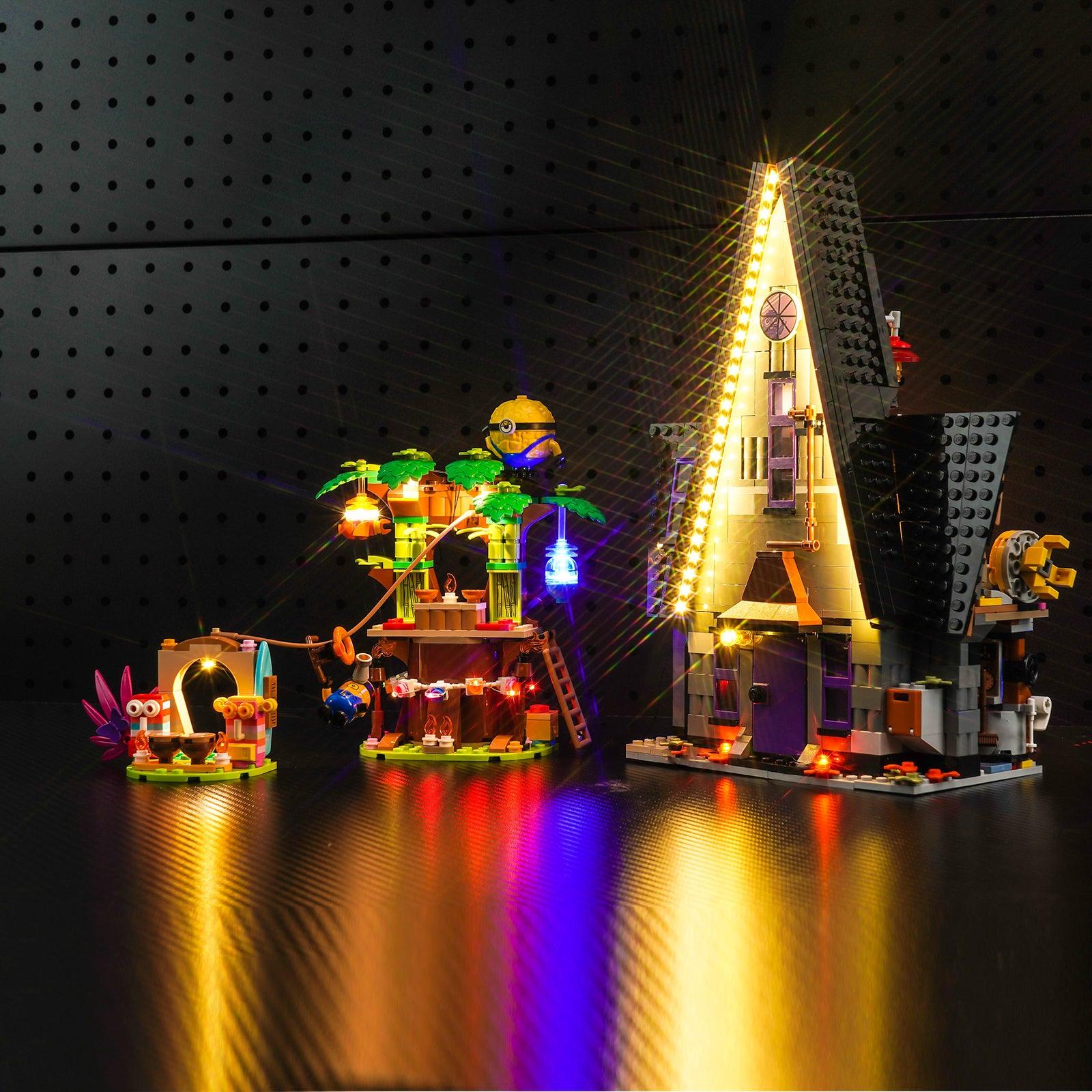 **Lego Despicable Me Gru's Family Villa 75583 Light Kit - LED Lighting Set for Minions Building Toy - Perfect for Display & Night Play**