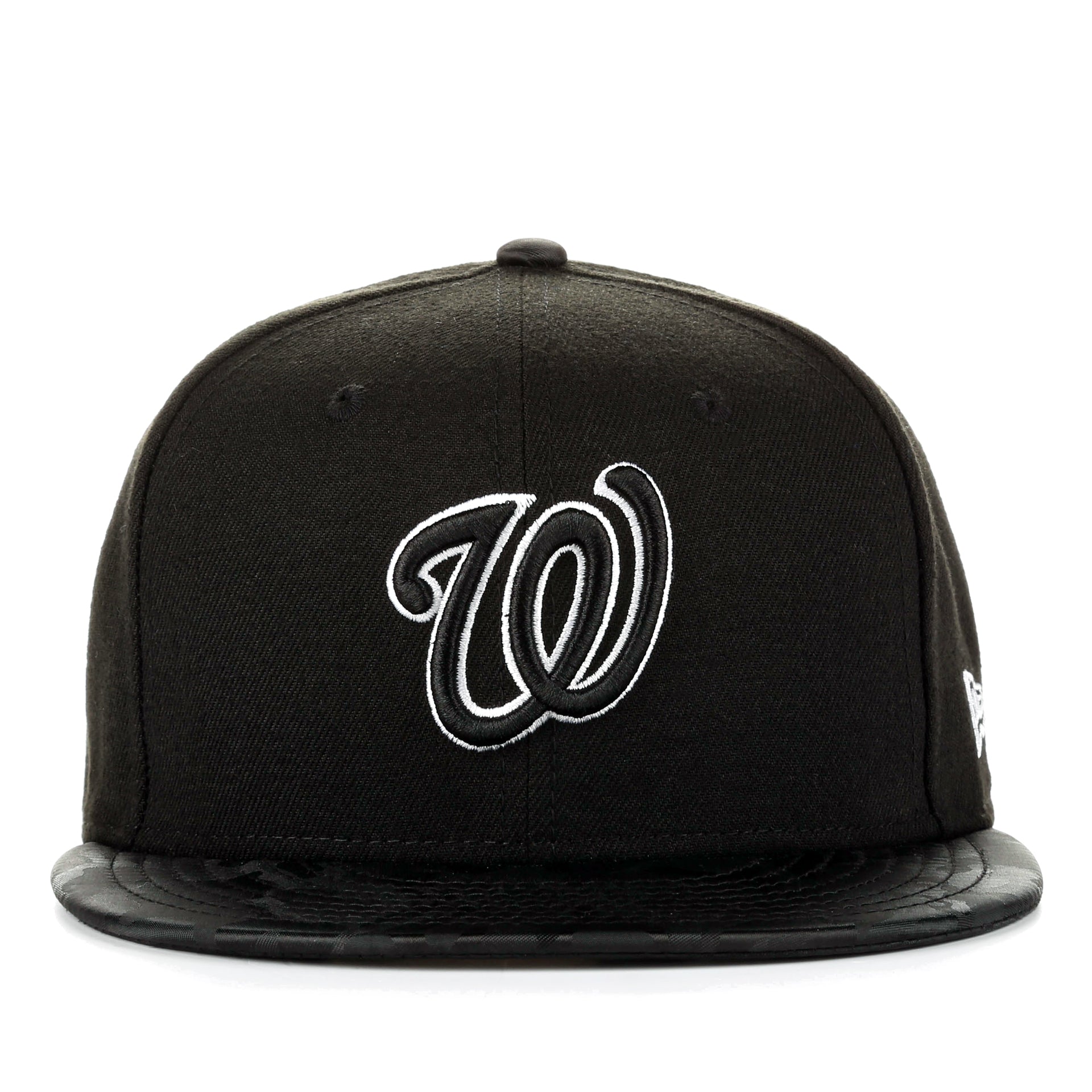 New Era 9Fifty Camo Shade Snapback Hat - Washington Nationals Black Adjustable Baseball Cap for Men & Women - Perfect for Sports Games, Outdoor Activities & Casual Wear
