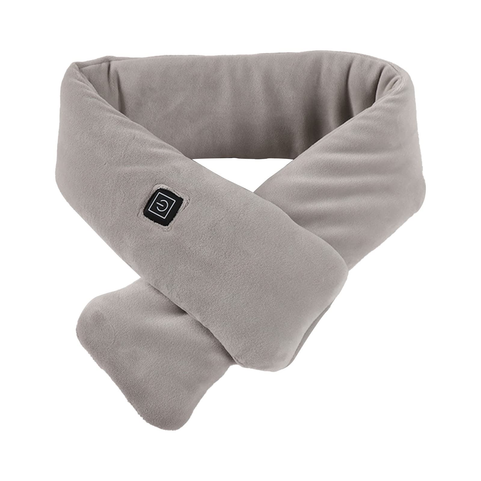 USB Rechargeable Electric Heated Scarf for Women & Men - Soft Winter Warmth Therapy Scarf with Smart Heating - Perfect for Outdoor Activities, Commuting, and Cold Weather Comfort