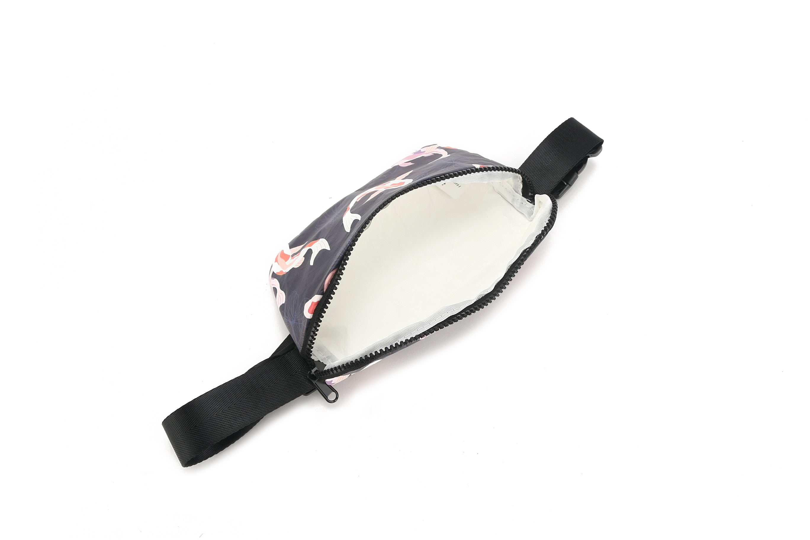 Waterproof Fanny Pack for Women & Men - Wai Wai Koi Navy Crossbody Bag - Perfect for Hiking, Travel, Running, and Outdoor Activities