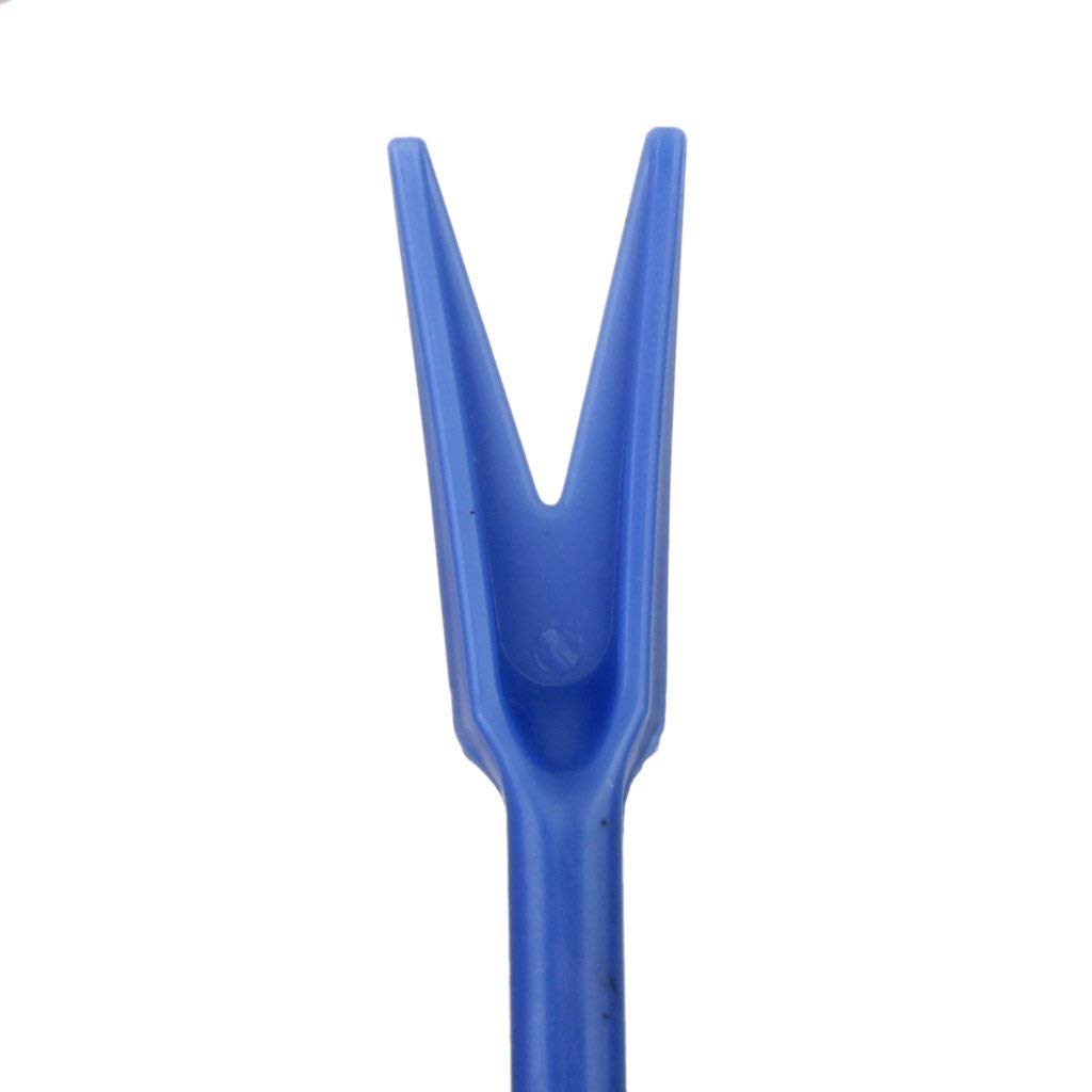 ABchat Plastic Widger with Dibber - Garden Seedling Transplanting Tool (Blue) - Perfect for Indoor Herb Gardens, Seed Starting & Small Plant Care
