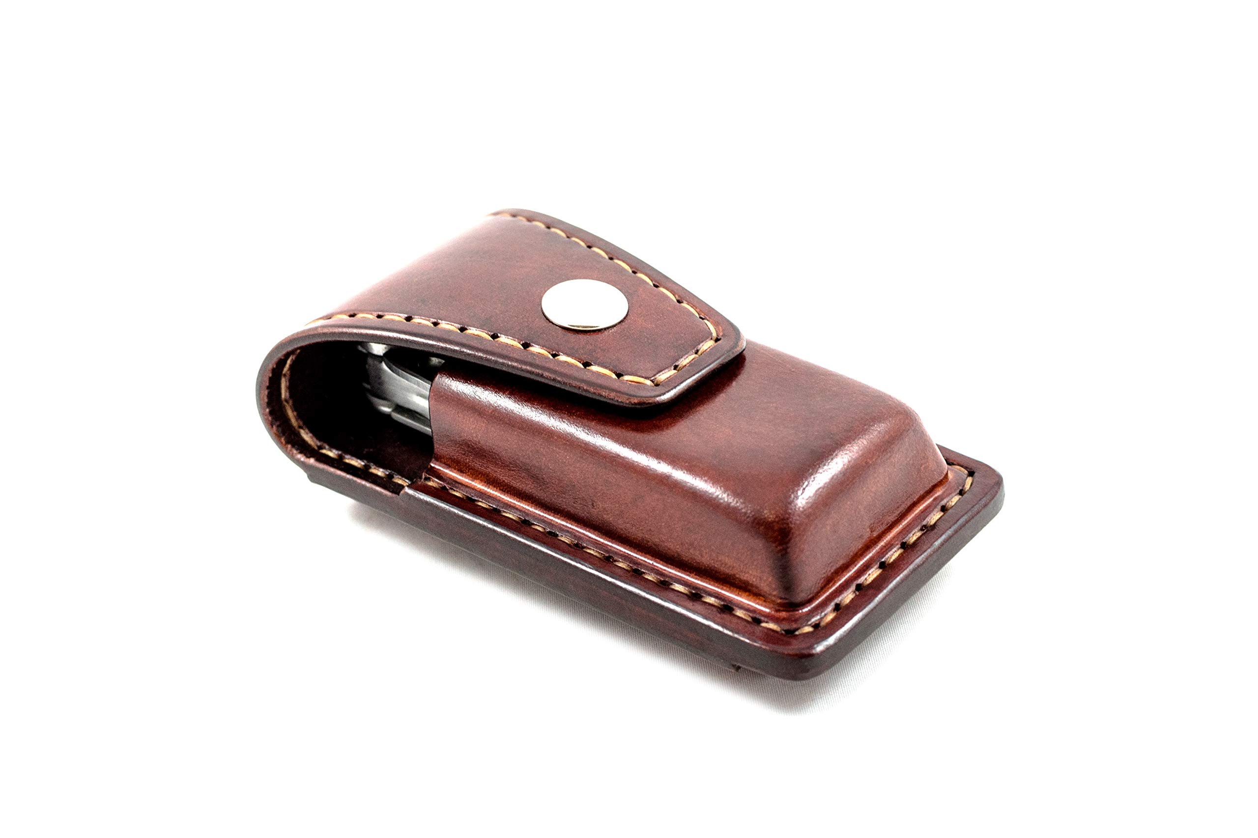 Premium Leather Sheath for Leatherman Wave - Durable Leather Multitool Holster & EDC Pouch - Perfect for Everyday Carry, Outdoor Adventures & Work Tools Organization