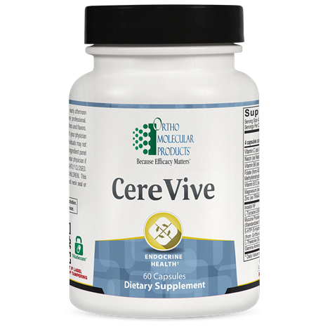OrthoMolecular Products CereVive - Brain Health Supplement for Memory & Focus - Supports Cognitive Function for Students & Professionals