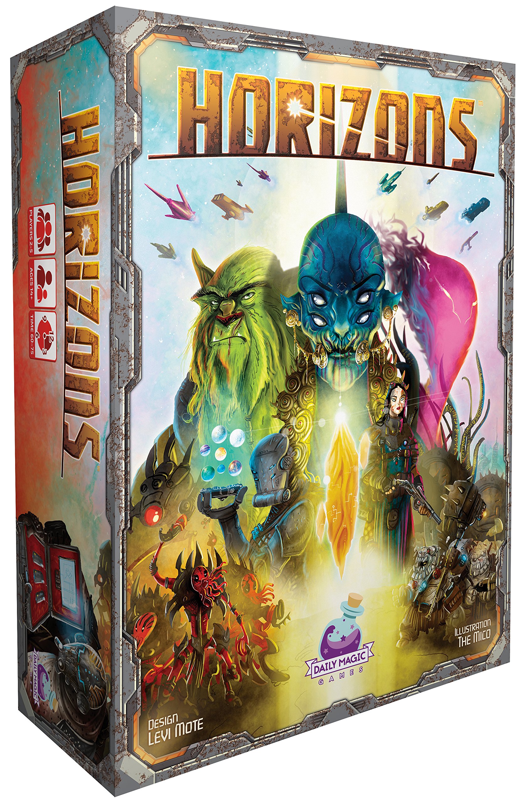 Horizons Board Game by Daily Magic Games - Strategic Adventure Game for Family Game Night & Friends Gatherings