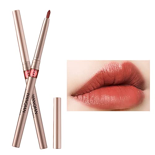 Natural Lip Liner Pencil - Waterproof & Long Lasting Velvet Lip Liner for Women | Soft Matte Lipstick Enhancer | Perfect for Everyday Makeup & Special Occasions (Color C, One Size)
