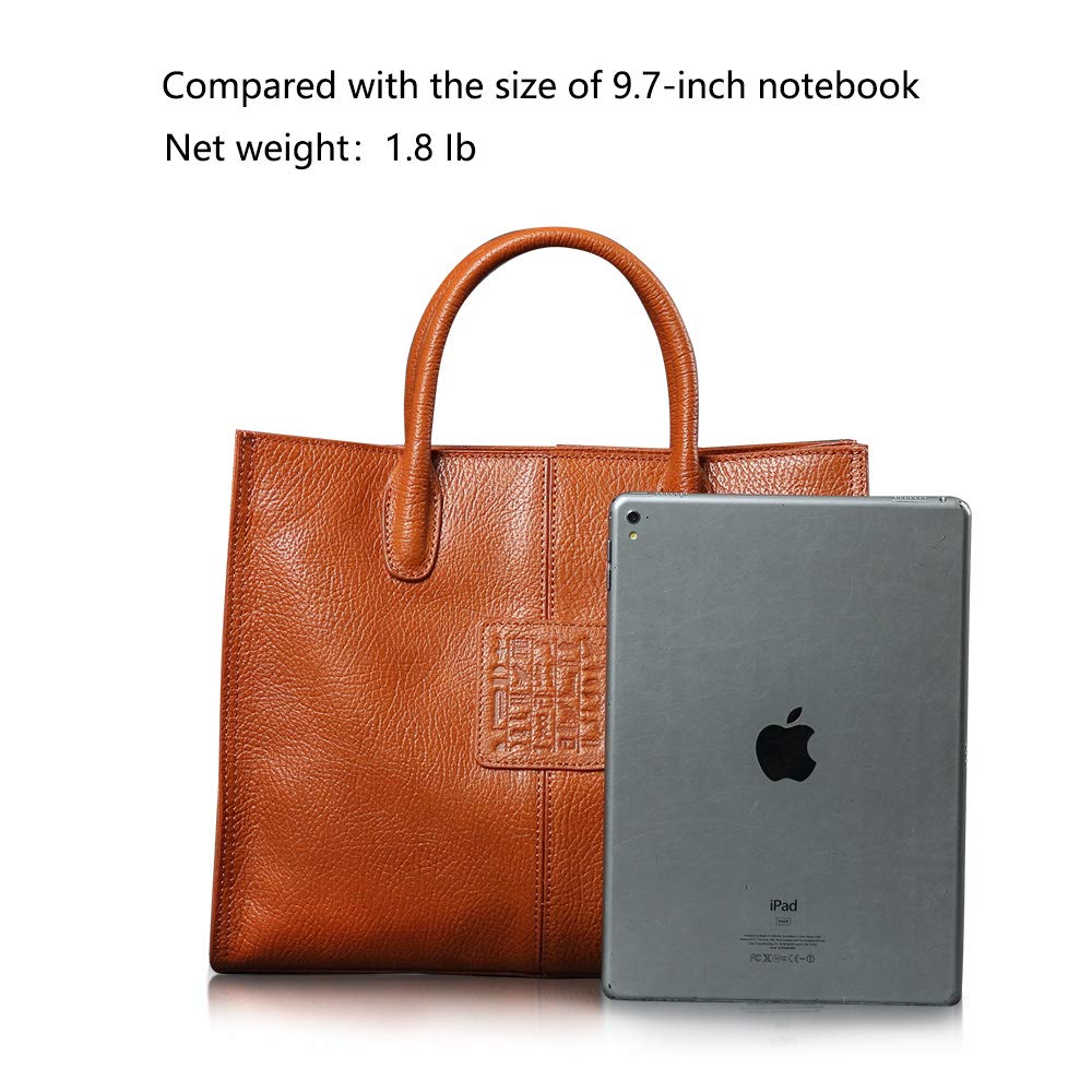 Genuine Leather Women's Crossbody Bag - Handmade Top Handle Shoulder Purse with Organizer Pockets | Perfect for Work, Travel & Everyday Use