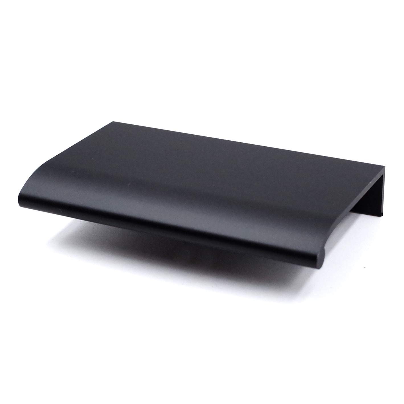 10-Pack Black Concealed Tab Pulls for Cabinets & Drawers - 3