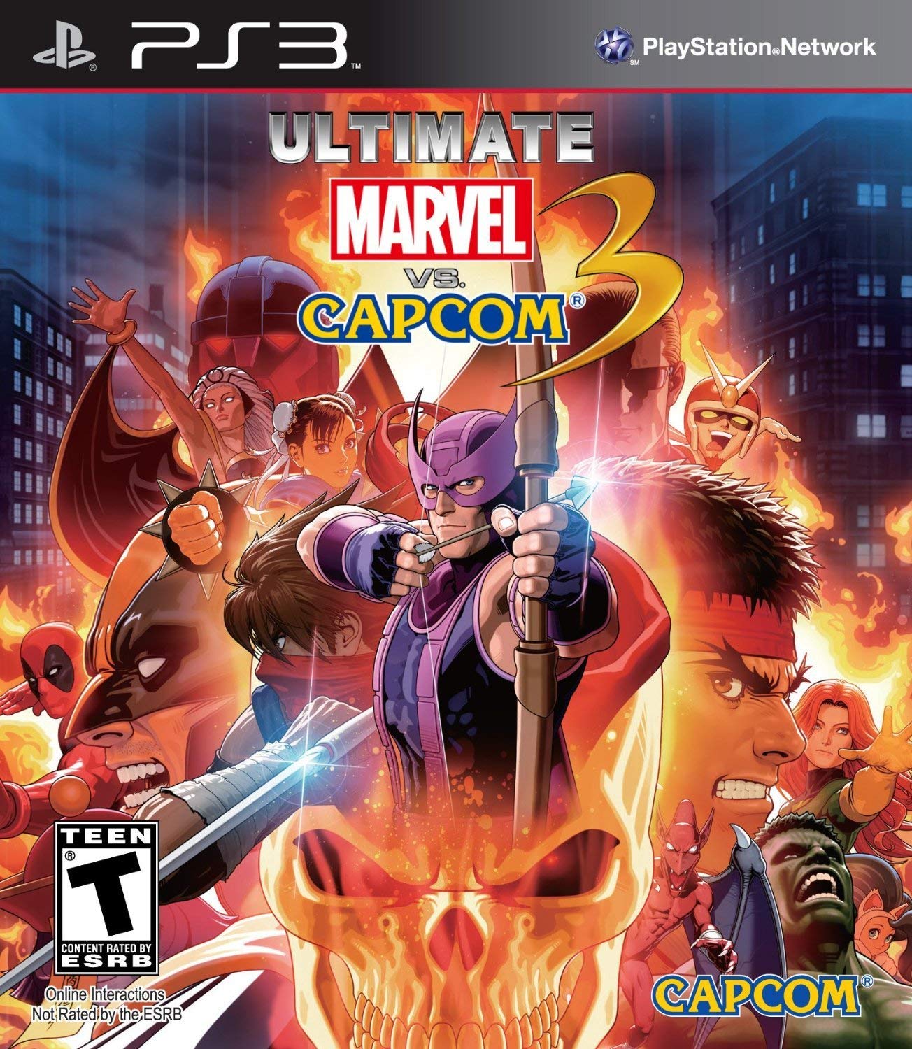 Ultimate Marvel vs. Capcom 3 for PS3 - Renewed Fighting Game | Superhero & Video Game Crossover | Perfect for Gaming Nights & Collectors