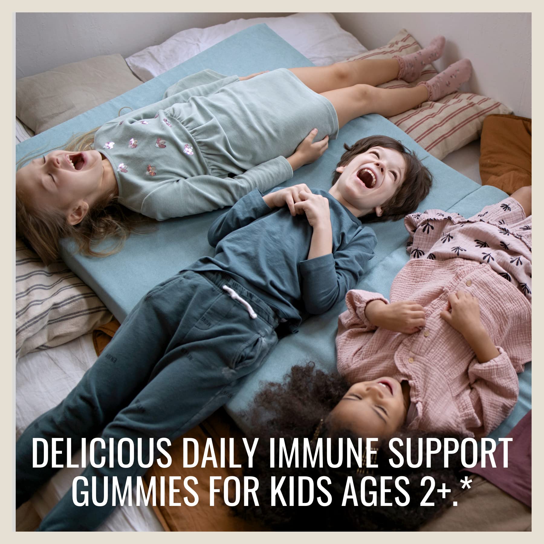 Nature’s Way Sambucus Elderberry Gummies for Adults & Kids - Immune Support Supplement with Delicious Berry Flavor, 60 Count - Perfect for Cold Season & Daily Wellness Boost