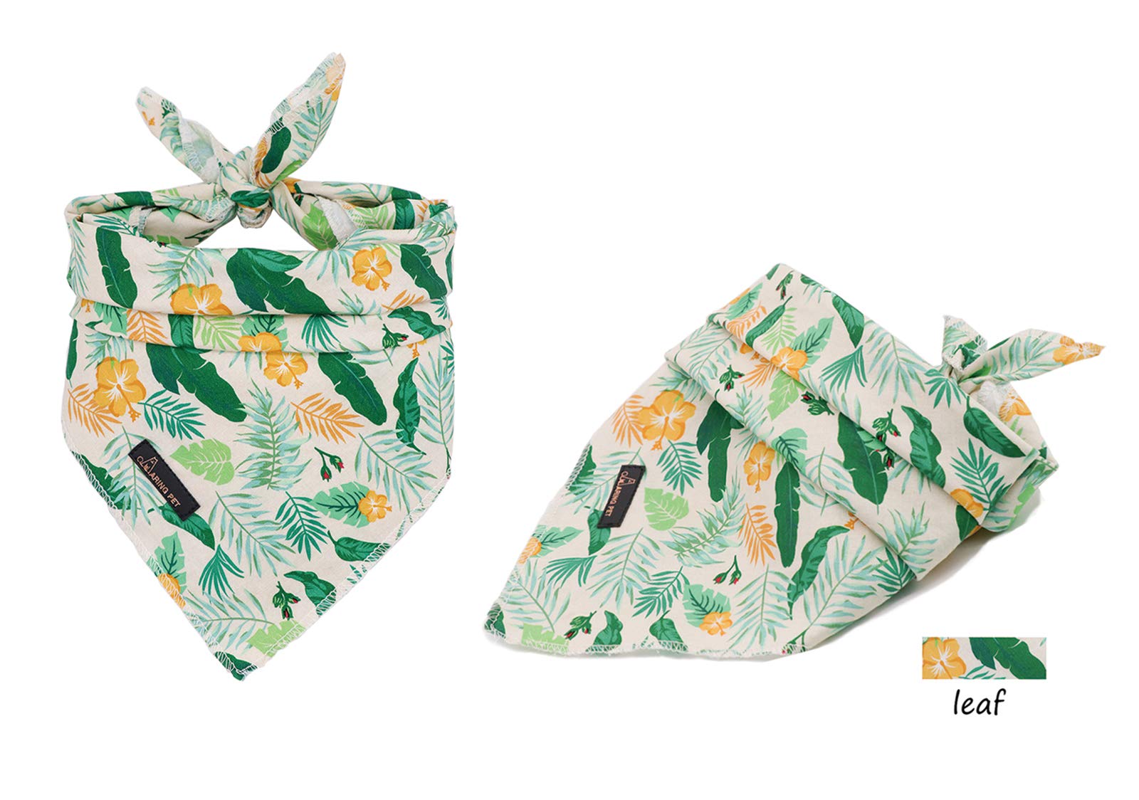 ARING PET Cotton Dog & Cat Bandanas - Adjustable Triangle Bibs Scarf for Small Medium Large Pets - Perfect for Holidays, Birthdays & Outdoor Adventures