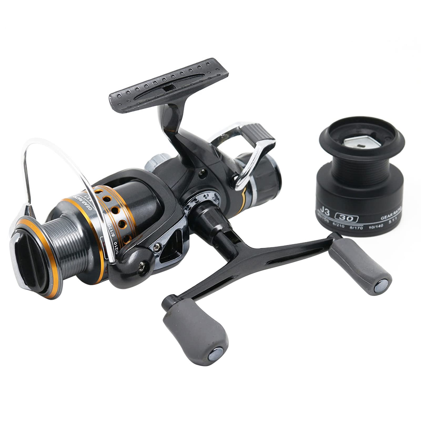 Kasituny Baitcast Fishing Reel - Easy Control One-Way Bearing, Labor-Saving Dual Brake System for Freshwater Fishing | Perfect for Bass, Trout & Catfish Angling