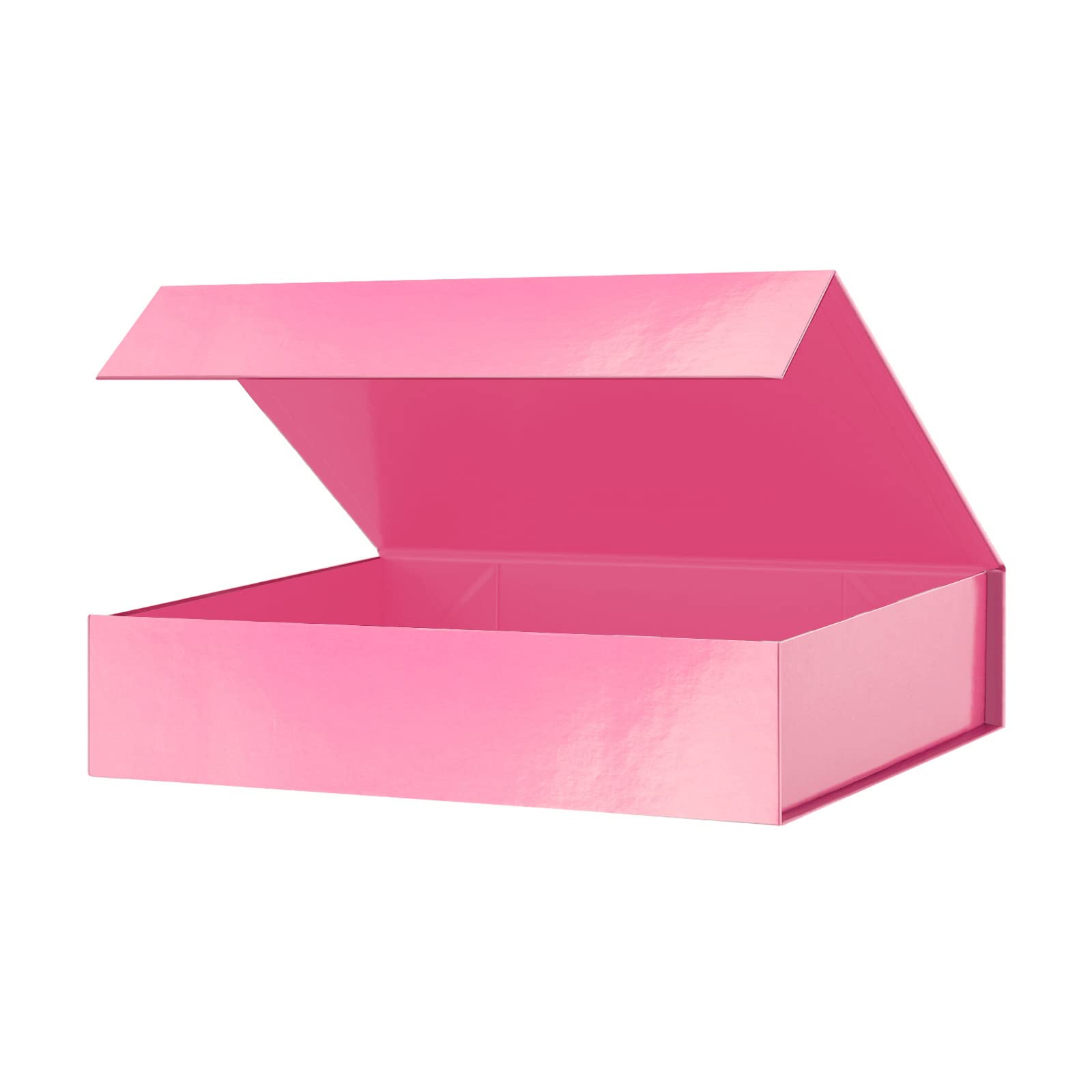 Elegant Pink Magnetic Closure Gift Box 11x7.8x2.3 Inches - Premium Shirt Present Box with Lid for Jewelry, Watches & Luxury Gifts - Perfect for Birthdays, Weddings & Special Occasions