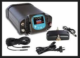 Multi Input PTMC340 Battery Charger - Fast Charging for 12V/24V Batteries | Compatible with Cars, Boats, RVs & Solar Systems | Perfect for Road Trips, Marine Use & Off-Grid Power