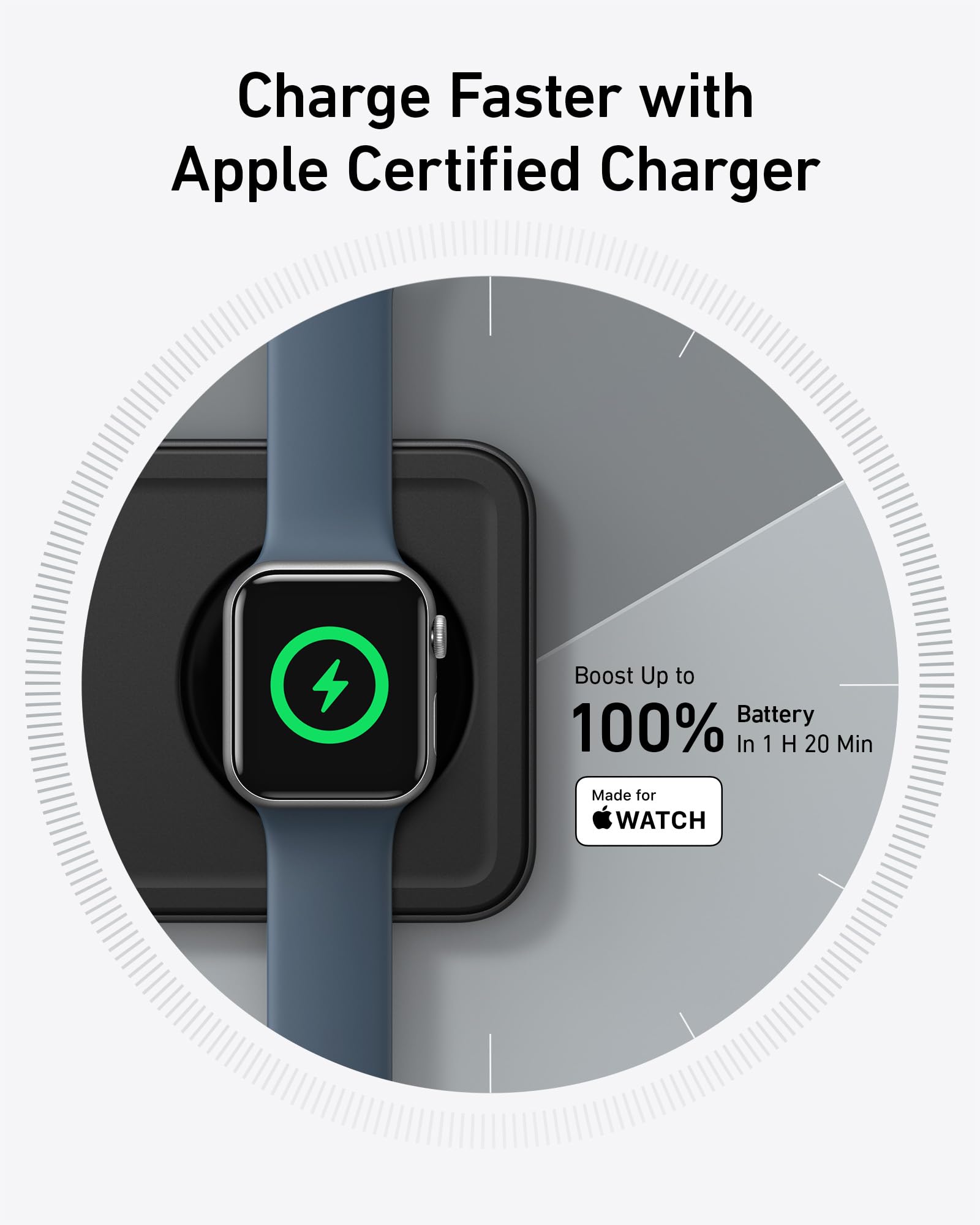 Anker MagGo Foldable 3-in-1 Wireless Charging Station with MagSafe | Qi2 Certified 15W Fast Charger for iPhone 16/15/14 Series, AirPods & Apple Watch | Perfect for Home, Office & Travel (Includes Charger & Cable)
