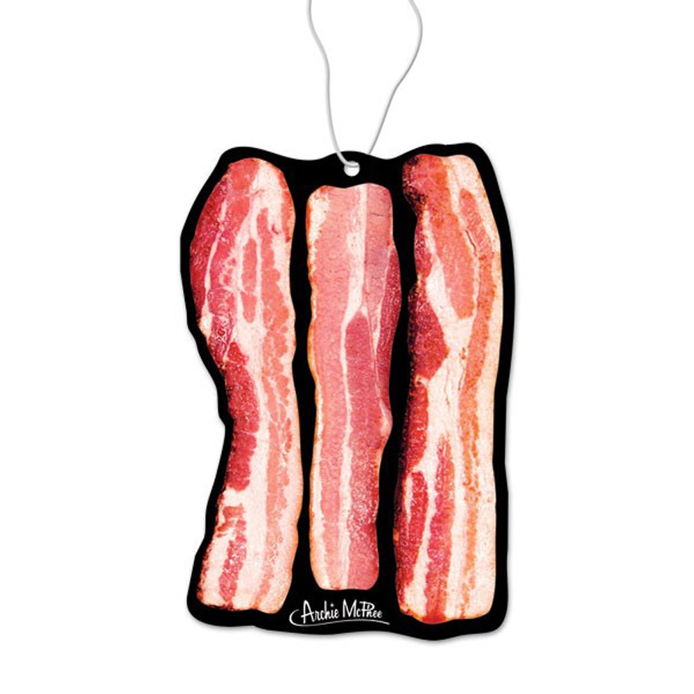 Bacon Air Freshener for Car & Home - Long Lasting Scented Freshener - Funny Novelty Gift for Bacon Lovers - Perfect for Office, Kitchen, or Road Trips