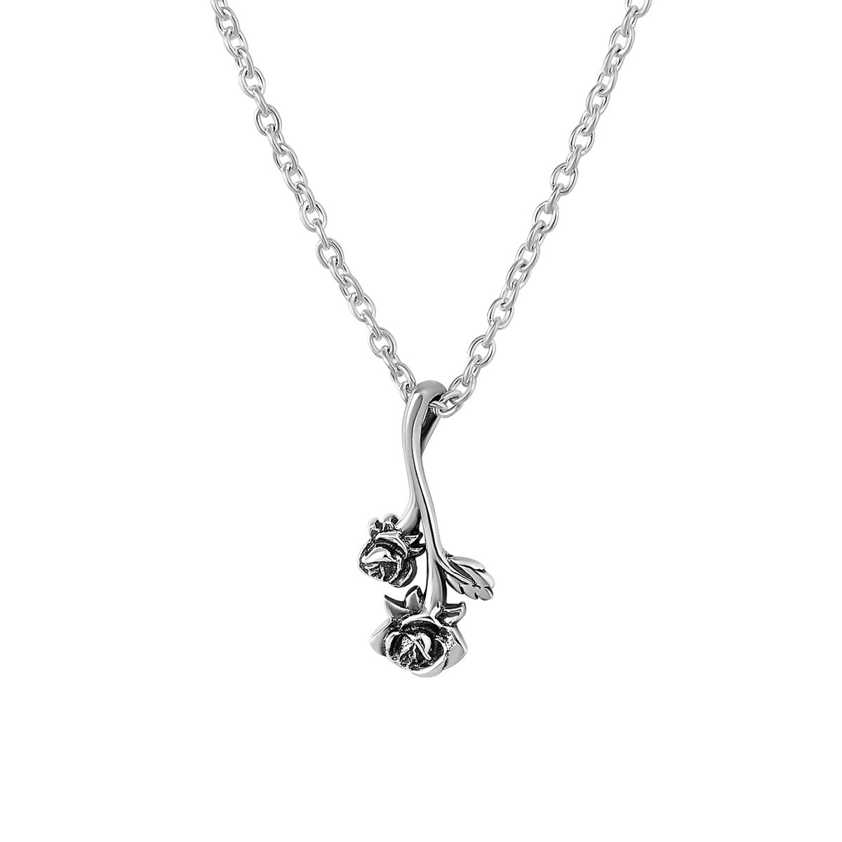 Fallen Roses Necklace - Elegant Rose Flower Pendant Jewelry for Women | Perfect Gift for Valentine's Day, Anniversary & Special Occasions