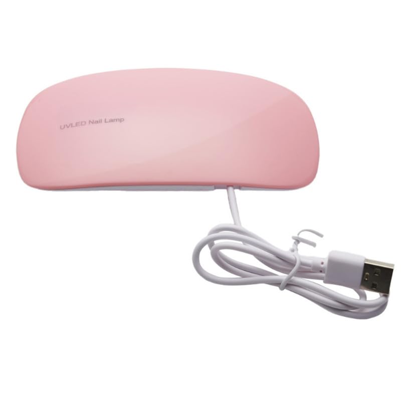 Professional LED UV Nail Lamp for Gel Polish - Fast Drying & Curing Light for Salon & Home Manicures - Pink Gel Nail Dryer for Perfect DIY & Professional Nail Art