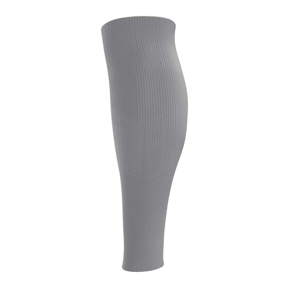 FC Football Sock Sleeve - Breathable Compression Leg Sleeves for Soccer, Running & Sports (Grey) - Perfect for Training, Games & Injury Support