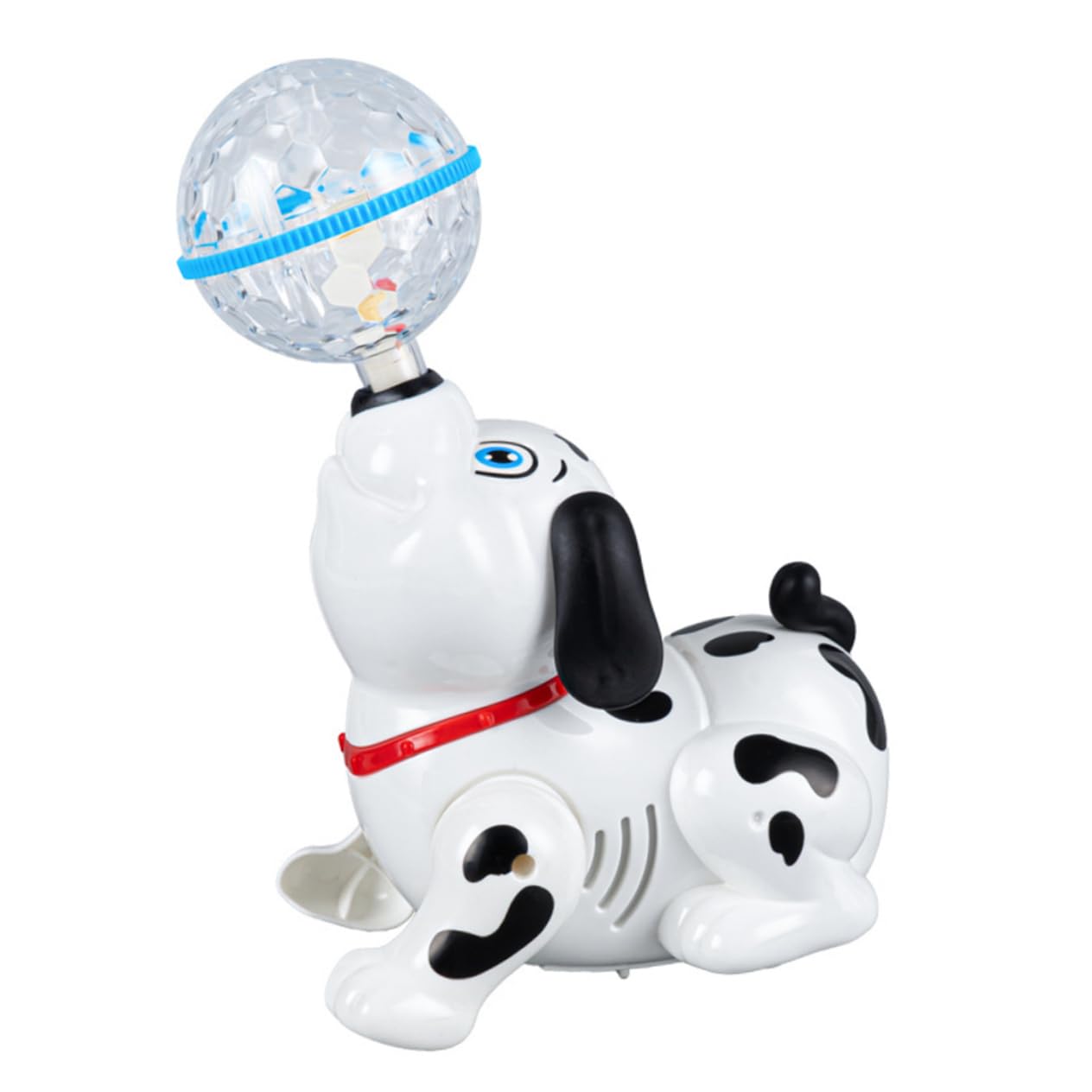 ERINGOGO 1pc Rotating Electric Toy Robot Dog - Interactive Cartoon ABS Plastic Pet for Kids, Toddlers & Babies | Perfect for Playtime, Learning & STEM Education