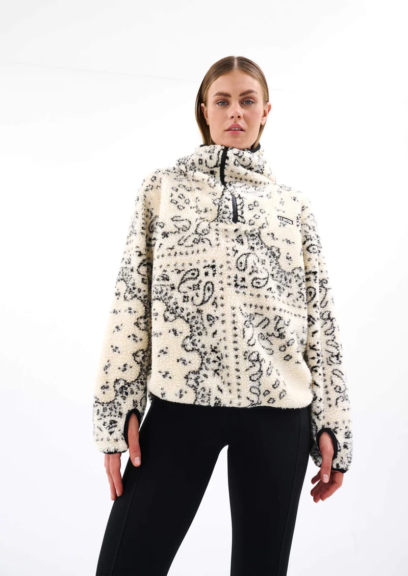 Stylish ANDORRA HOODIE in Trendy Bandana Print - Perfect for Casual Outfits, Streetwear Fashion, and Cozy Loungewear