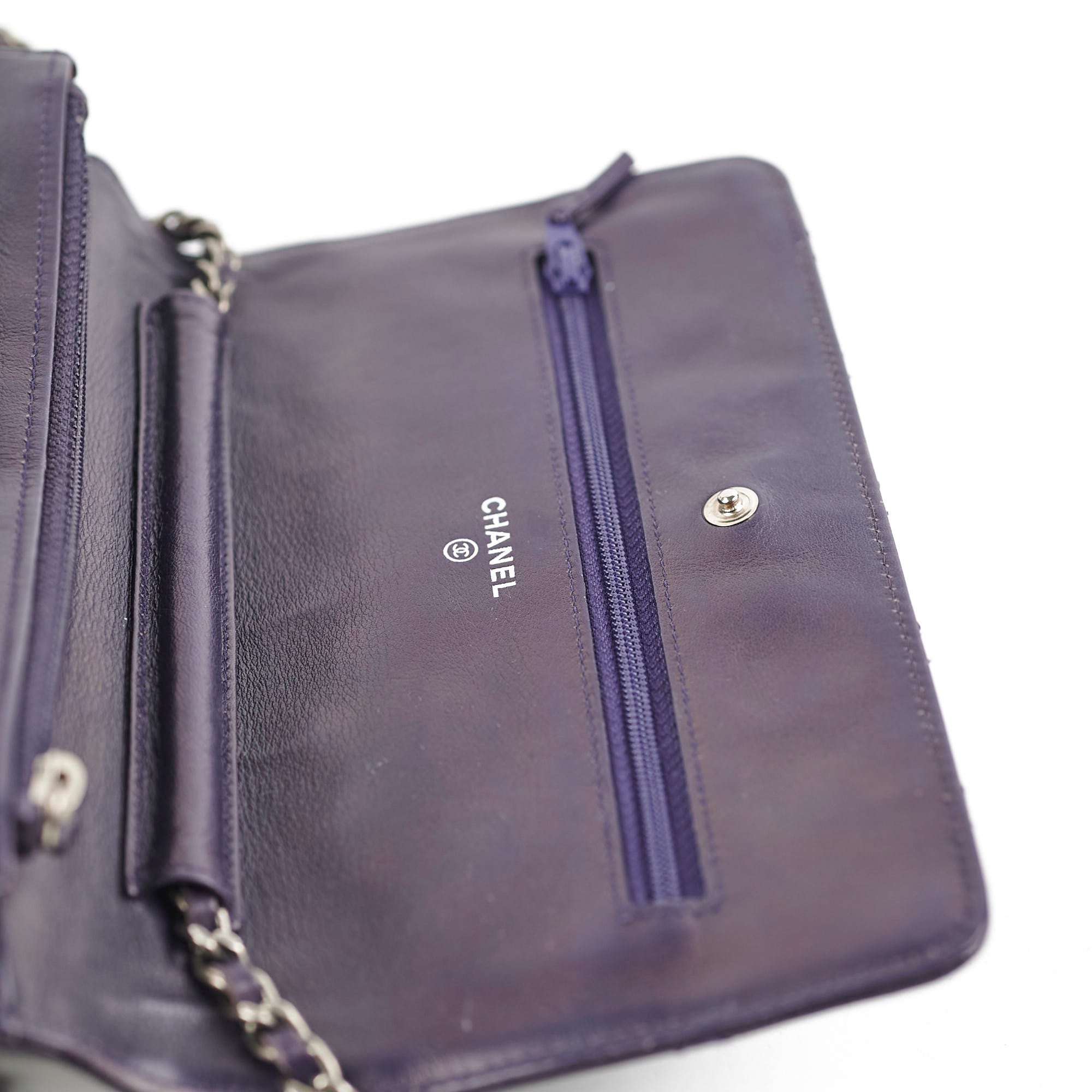Chanel Reissue Patent Leather Wallet On Chain WOC in Purple - Luxury Crossbody Bag for Women, Perfect for Evening Events & Date Nights