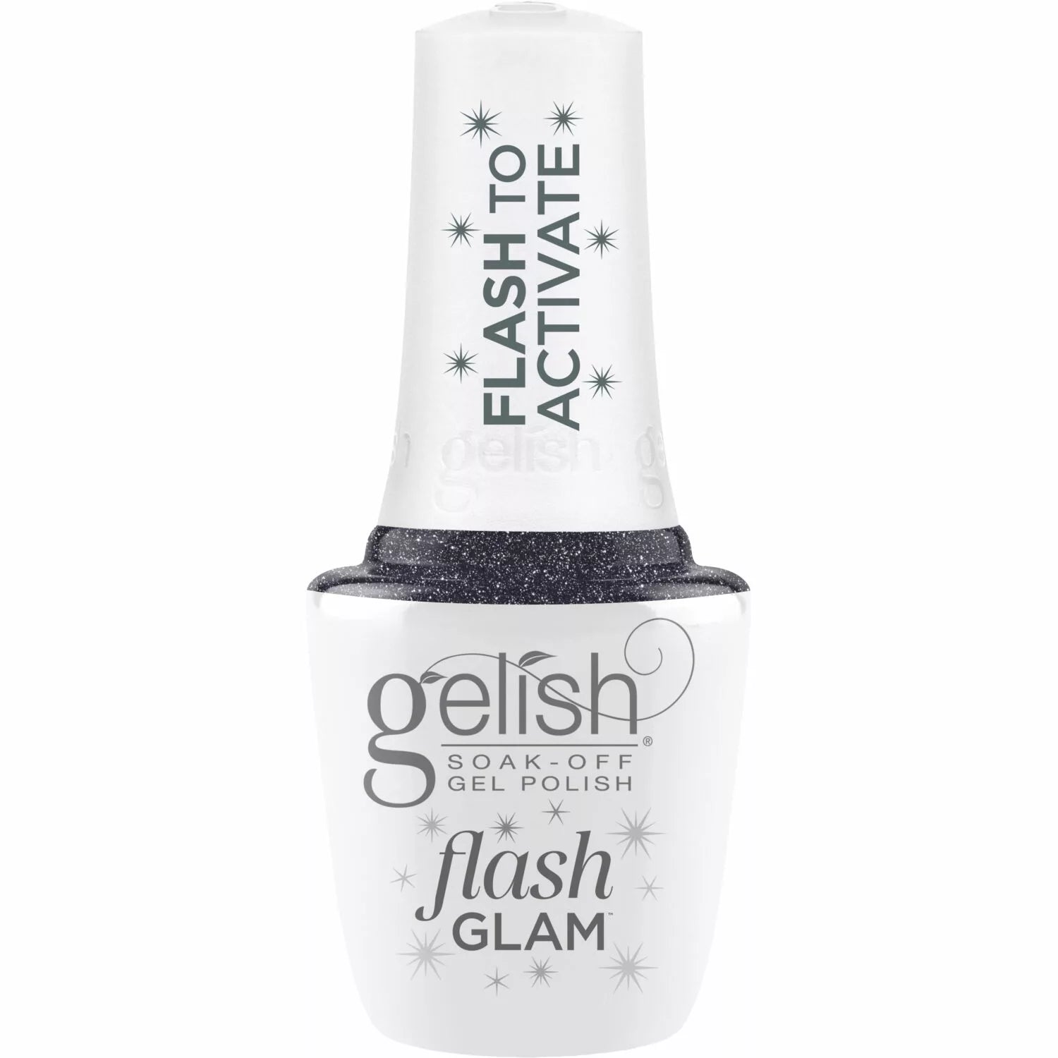 Gelish Flash Glam Nail Polish - Never Stop Glistening - 0.5 fl oz - Long-Lasting Shine for Manicures & Pedicures - Perfect for Parties, Weddings & Special Occasions