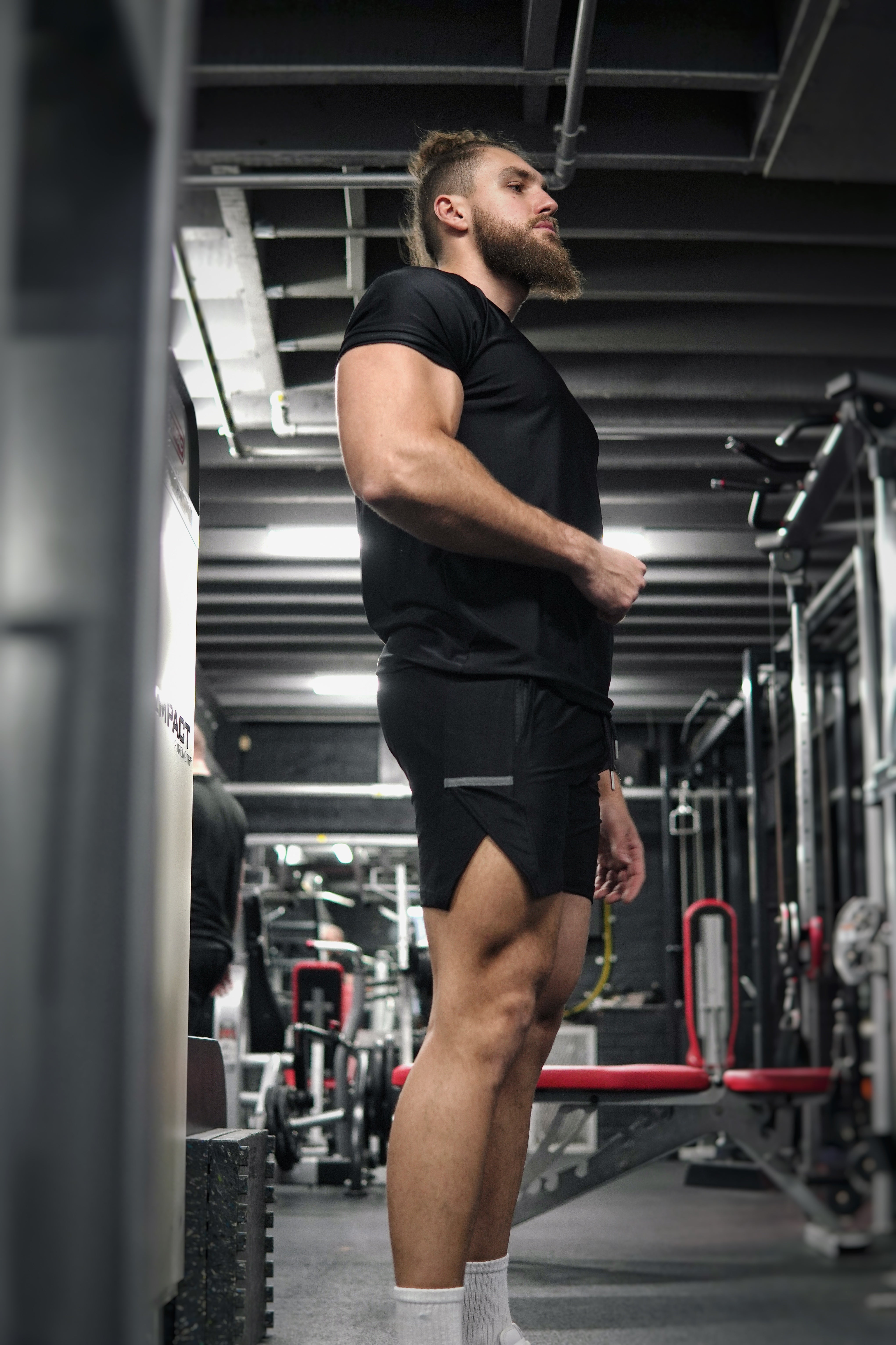 Cerus Black Edge Linerless Running Shorts for Men - Lightweight Quick-Dry Gym Workout Shorts with Pockets - Perfect for Jogging, Training & Outdoor Activities