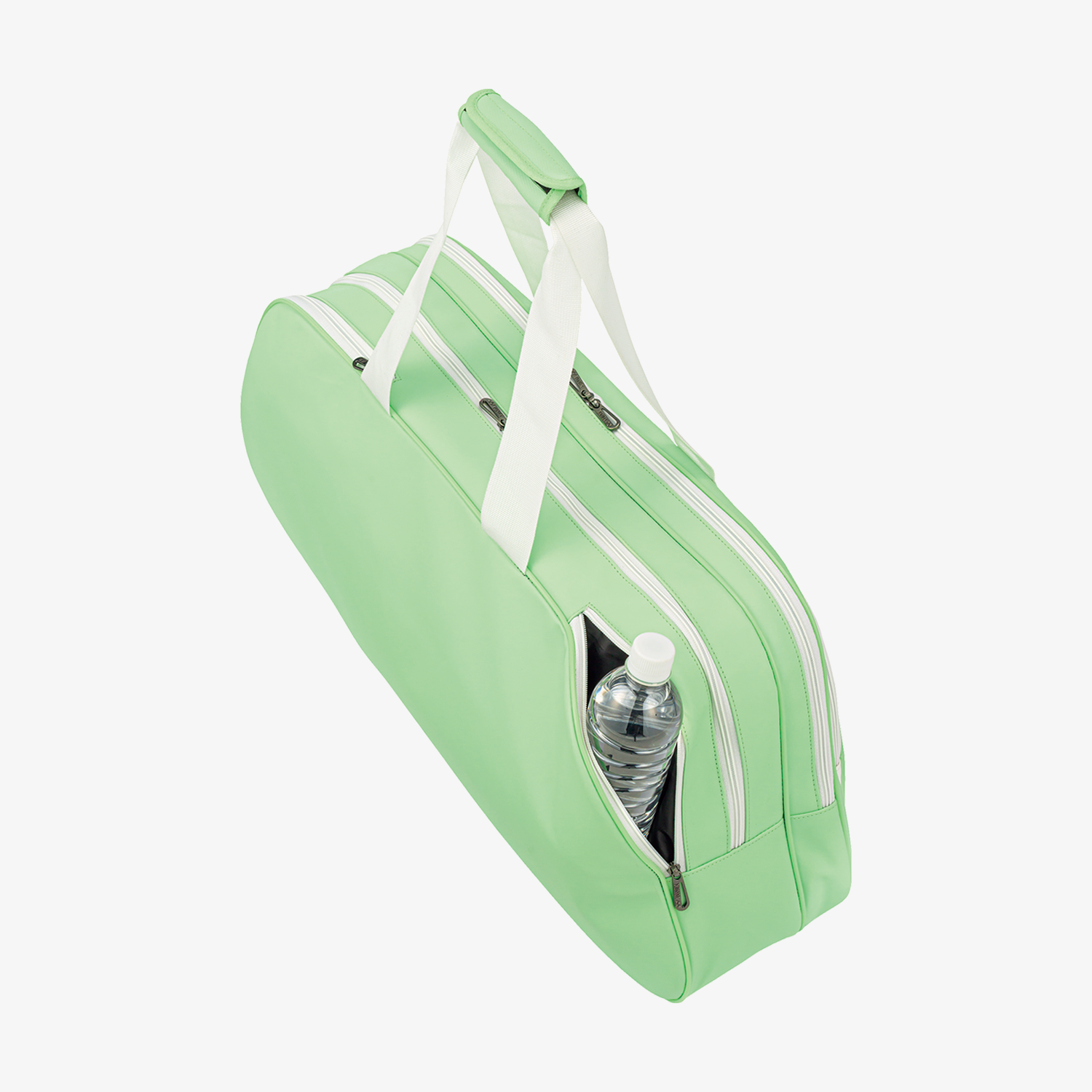 Yonex BAG82431WWG Active Tournament Tennis Bag - White/Green - Durable Sports Backpack for Tennis, Badminton & Squash Gear - Perfect for Tournaments, Training & Gym Use