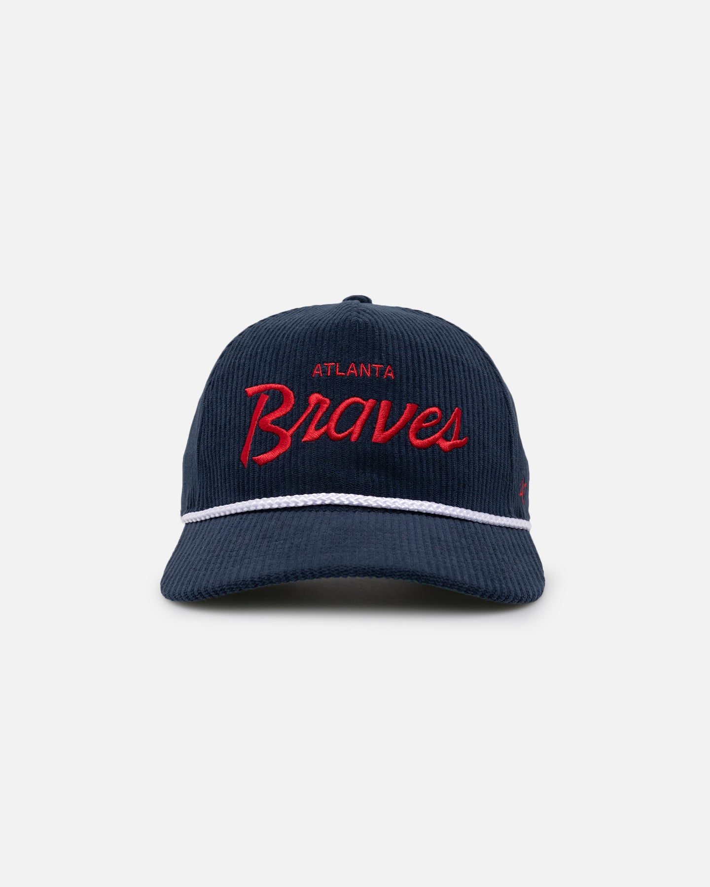 47 Brand Atlanta Braves Crossrope Hitch Snapback Navy Hat - Adjustable Baseball Cap for Men & Women - Perfect for Sports, Casual Wear & Braves Fan Gifts