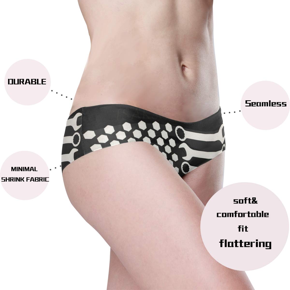 Funny Women's Briefs - Soft, Seamless, Invisible Underwear Panties for Comfort & Style | Perfect for Daily Wear, Lounge & Gifts