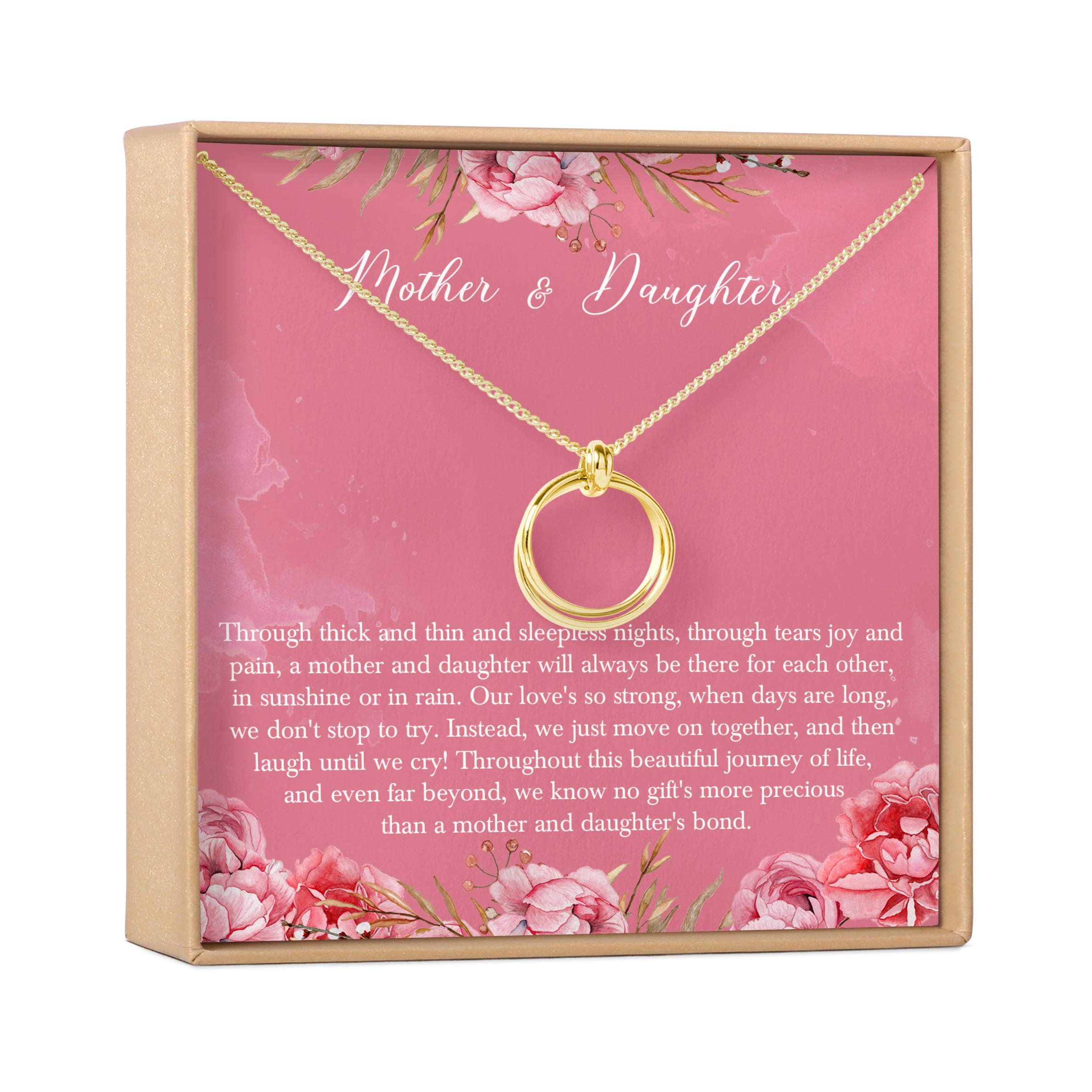 Mother Daughter Necklace Set - Heart Shaped Matching Jewelry Gift for Birthday, Christmas, Valentine's Day | Perfect for Anniversaries, Mother's Day & Special Family Moments