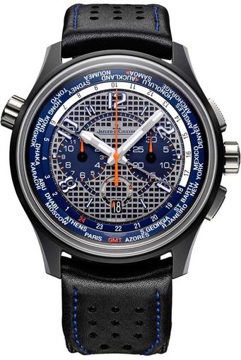 Jaeger-LeCoultre Amvox 5 World Chronograph Men's Watch - Stainless Steel Case & Rubber Strap - Luxury Sports Chronograph for Diving, Racing & Business Occasions