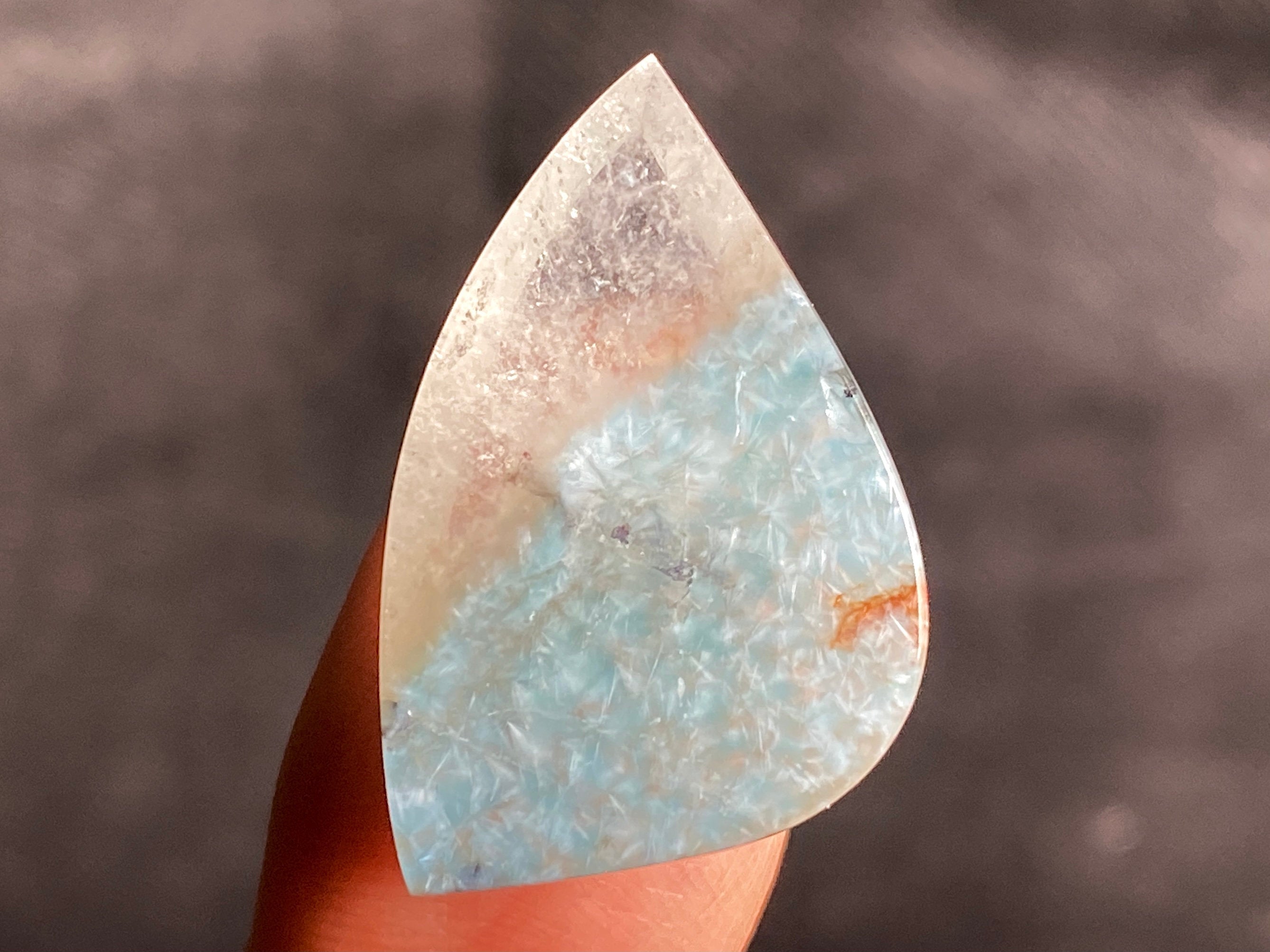 GILALITE Cabochon Medusa Paraiba Quartz Bicolor Gemstone for Jewelry Making (43948) - Perfect for Rings, Necklaces & Handmade Crafts