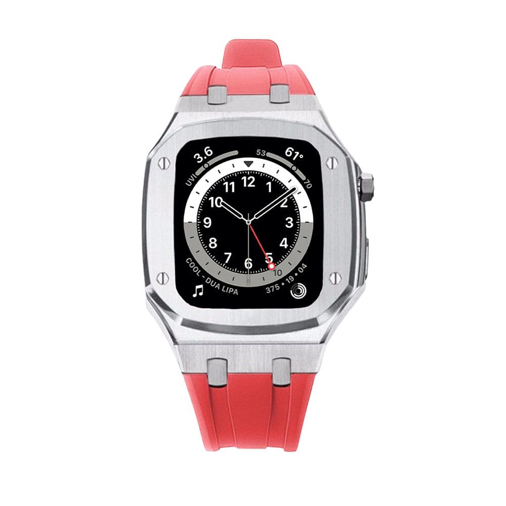 Durable Apple Watch Rubber Case for iWatch Series 6/7 - Shockproof Protective Cover for Outdoor Sports & Daily Use