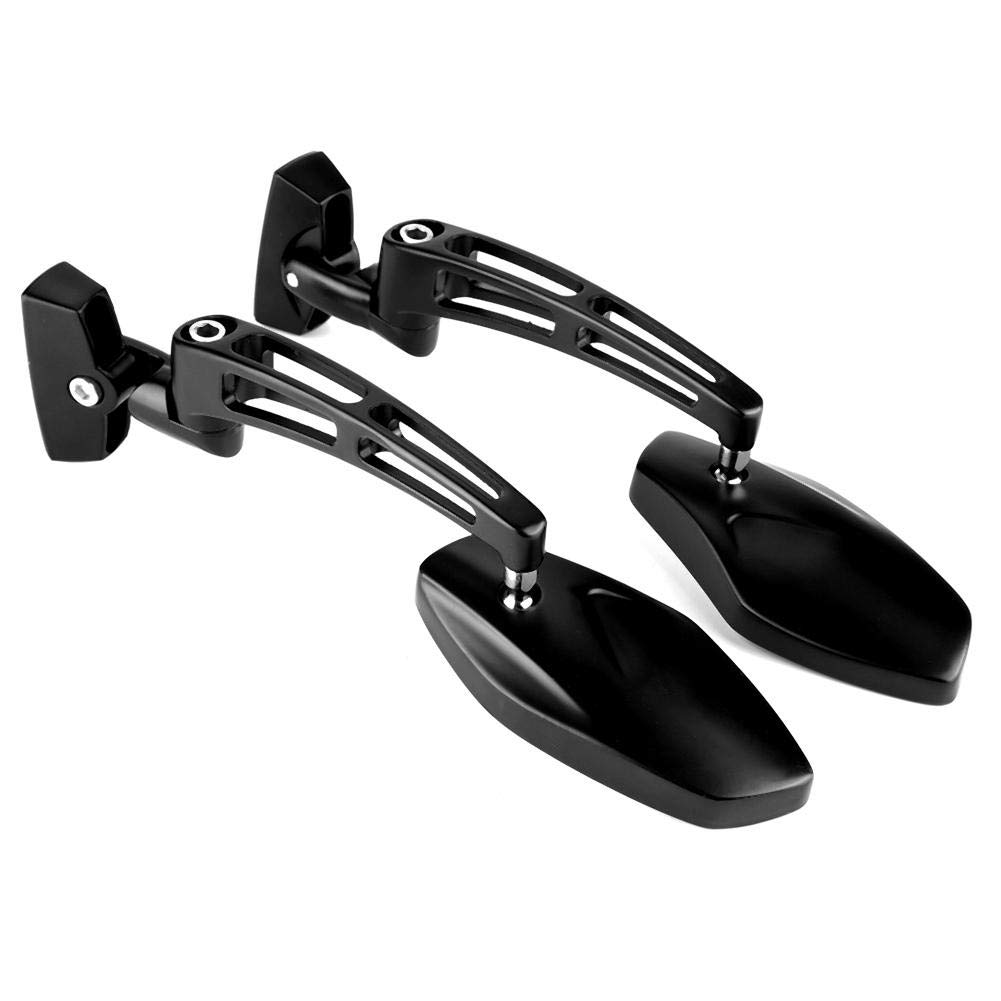 2Pcs Motorcycle Racing Rearview Side Mirrors - Universal Fit for Suzuki & Other Bikes | Durable Adjustable Safety Mirrors for Street & Off-Road Riding