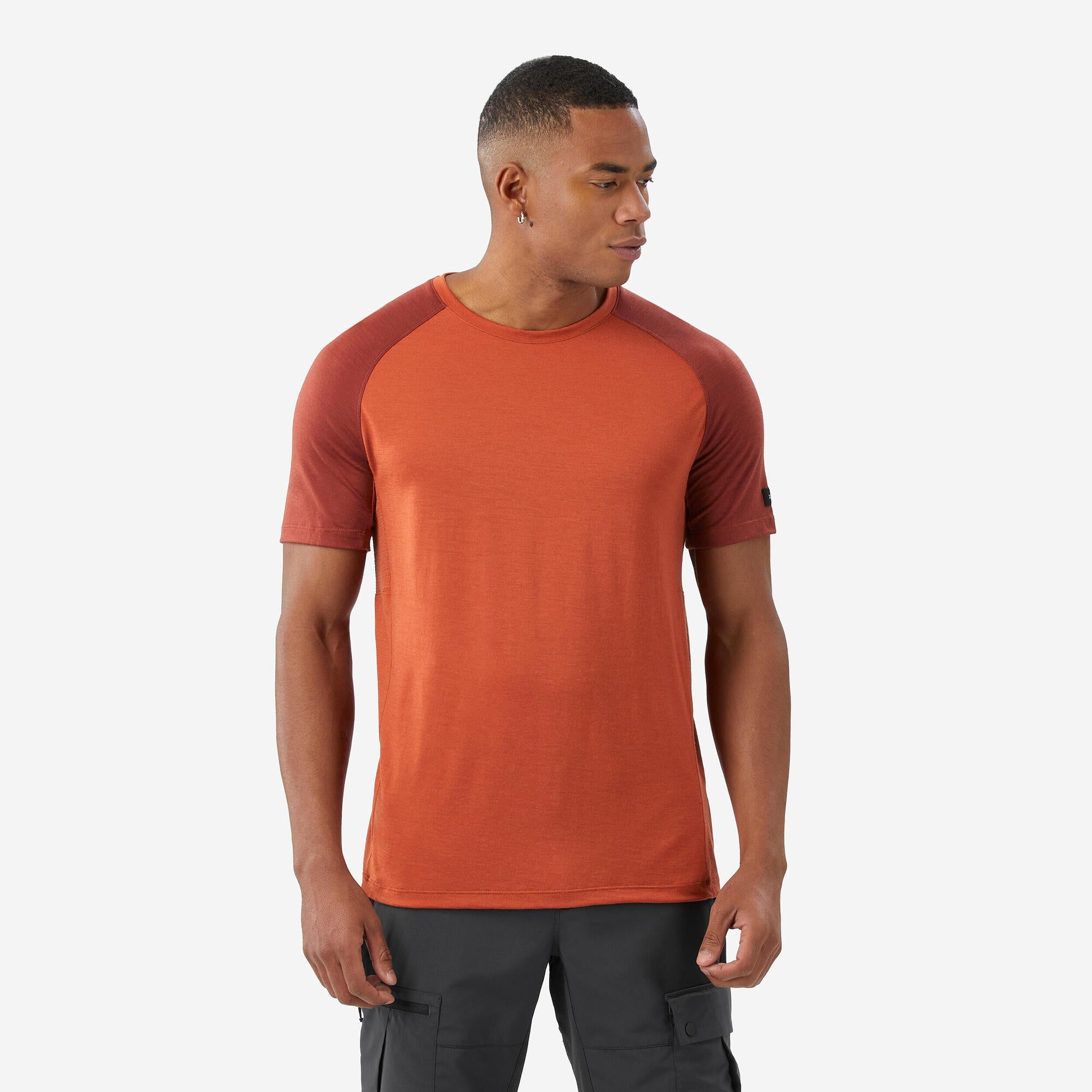 Simond Men's Merino Wool Short Sleeve T-Shirt - Moisture Wicking & Odor Resistant - Perfect for Hiking, Travel & Outdoor Activities